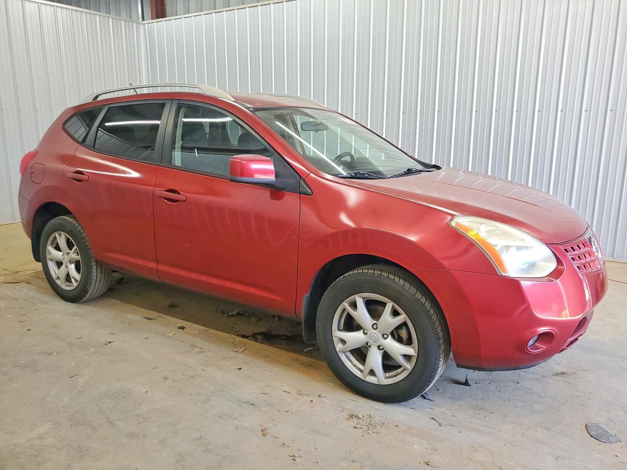 2008 Nissan Rogue S Burgundy vin: JN8AS58T08W008459