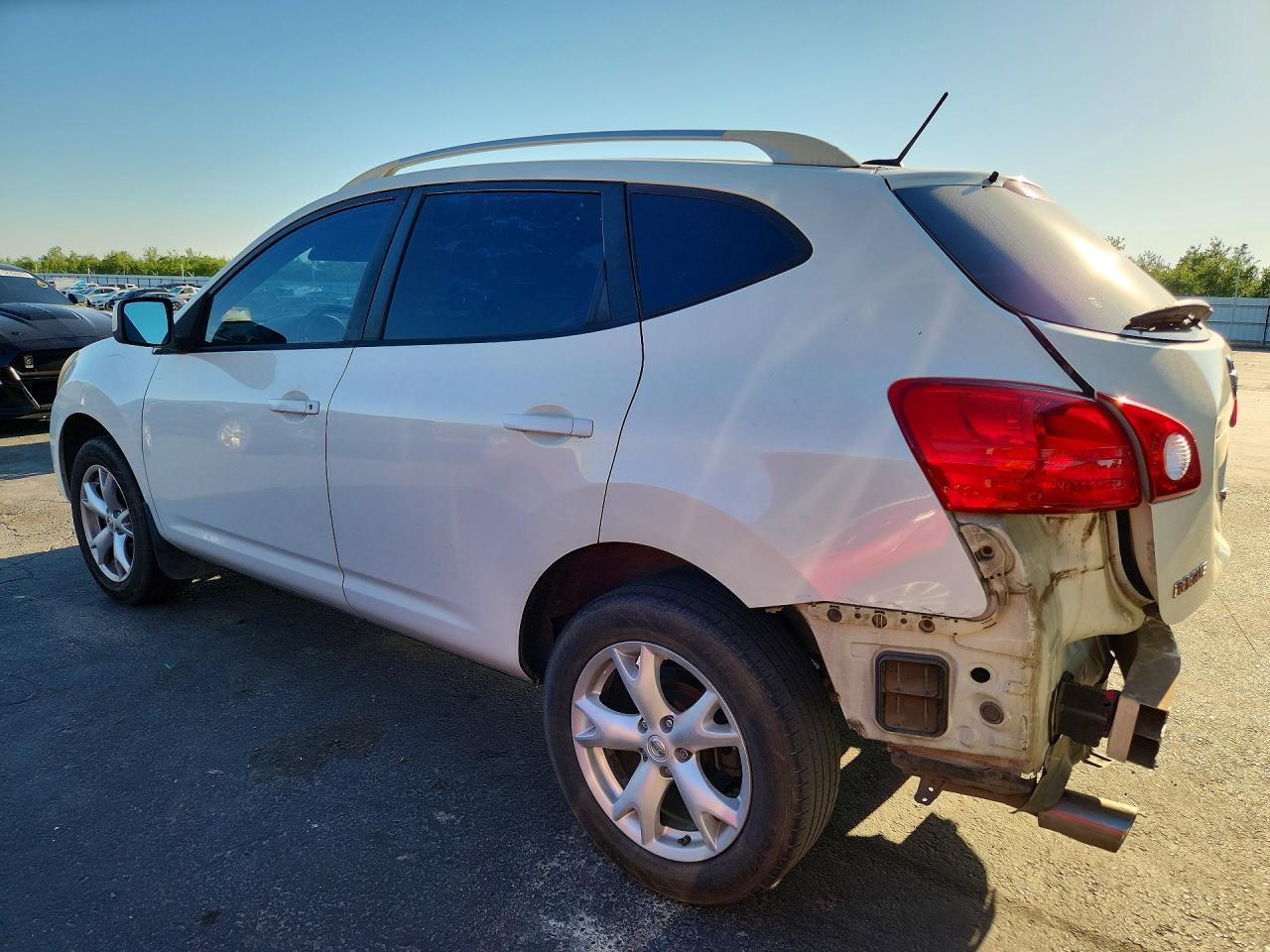 2008 Nissan Rogue S White vin: JN8AS58T08W008669