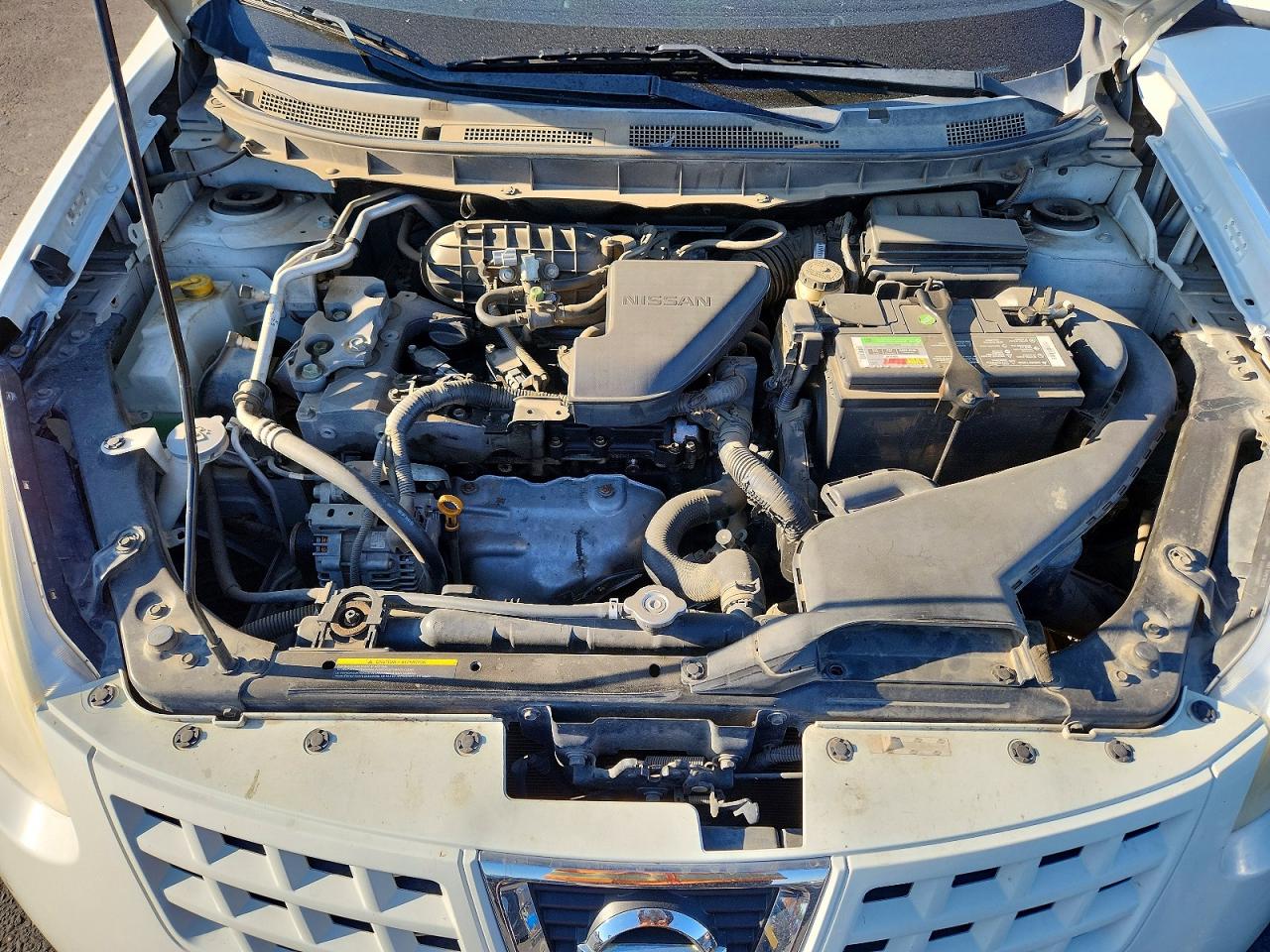 2008 Nissan Rogue S White vin: JN8AS58T08W008669
