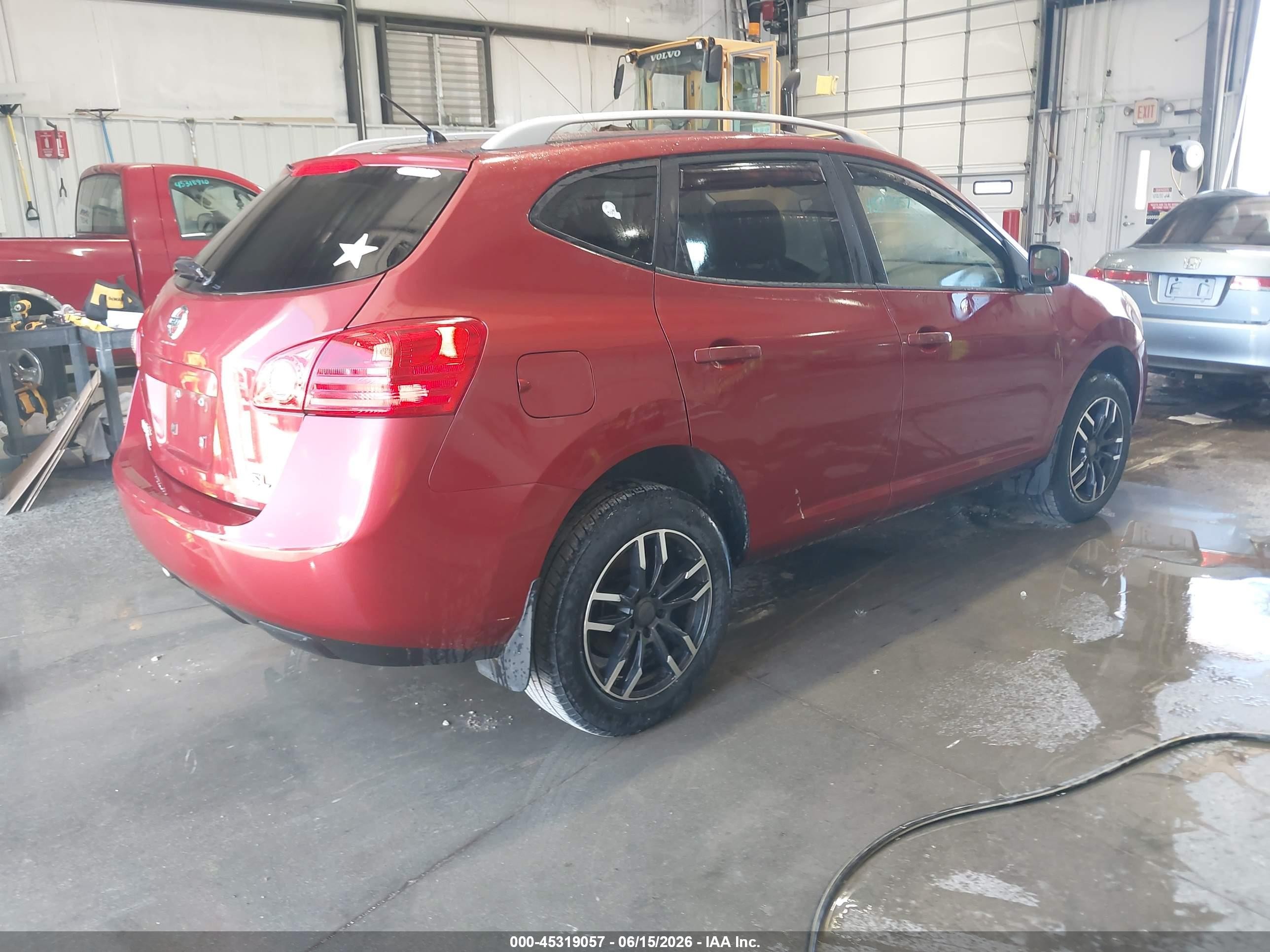 2008 Nissan Rogue Sl Red vin: JN8AS58T08W014200