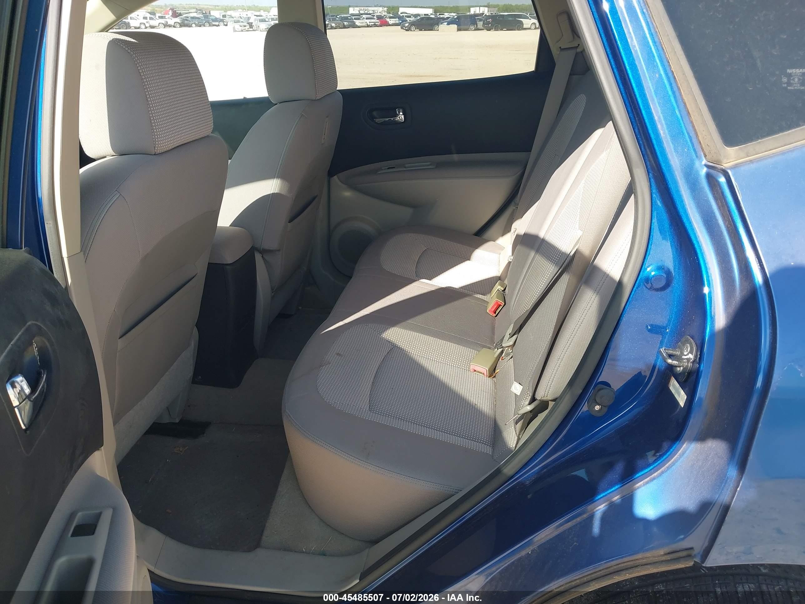 2008 Nissan Rogue Sl Blue vin: JN8AS58T08W022216