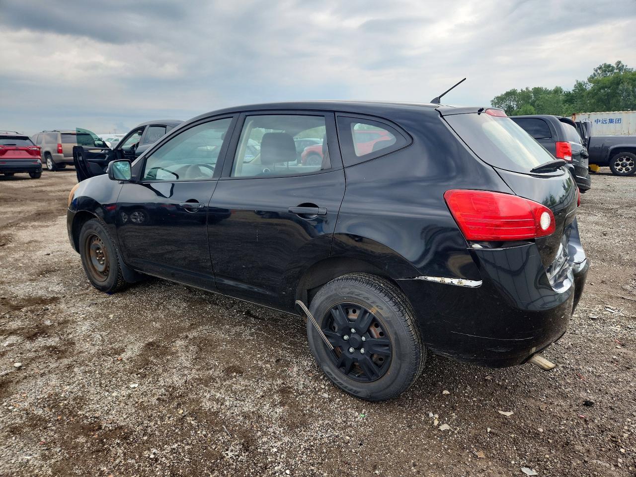 2009 Nissan Rogue S Black vin: JN8AS58T09W040801