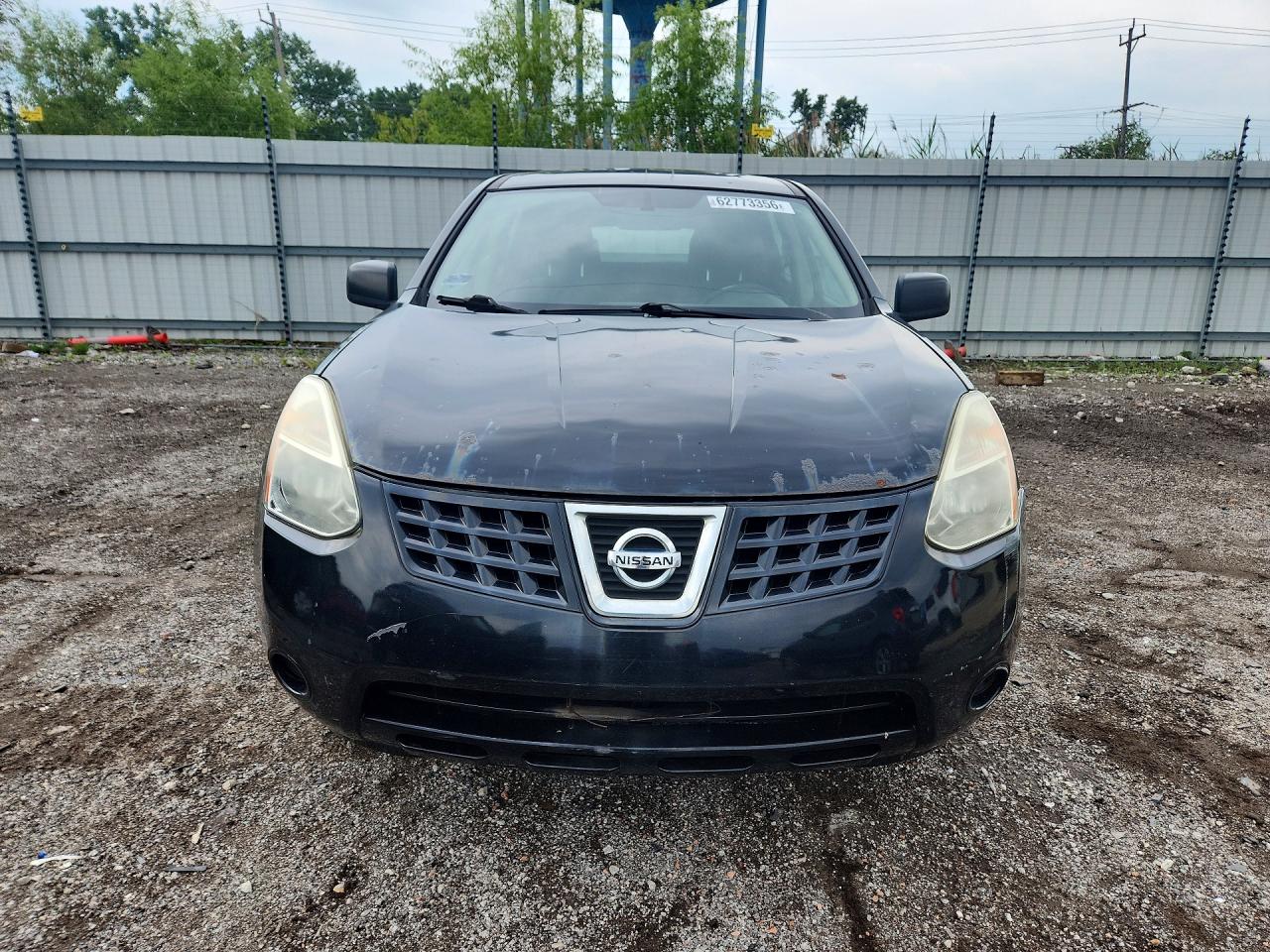 2009 Nissan Rogue S Black vin: JN8AS58T09W040801