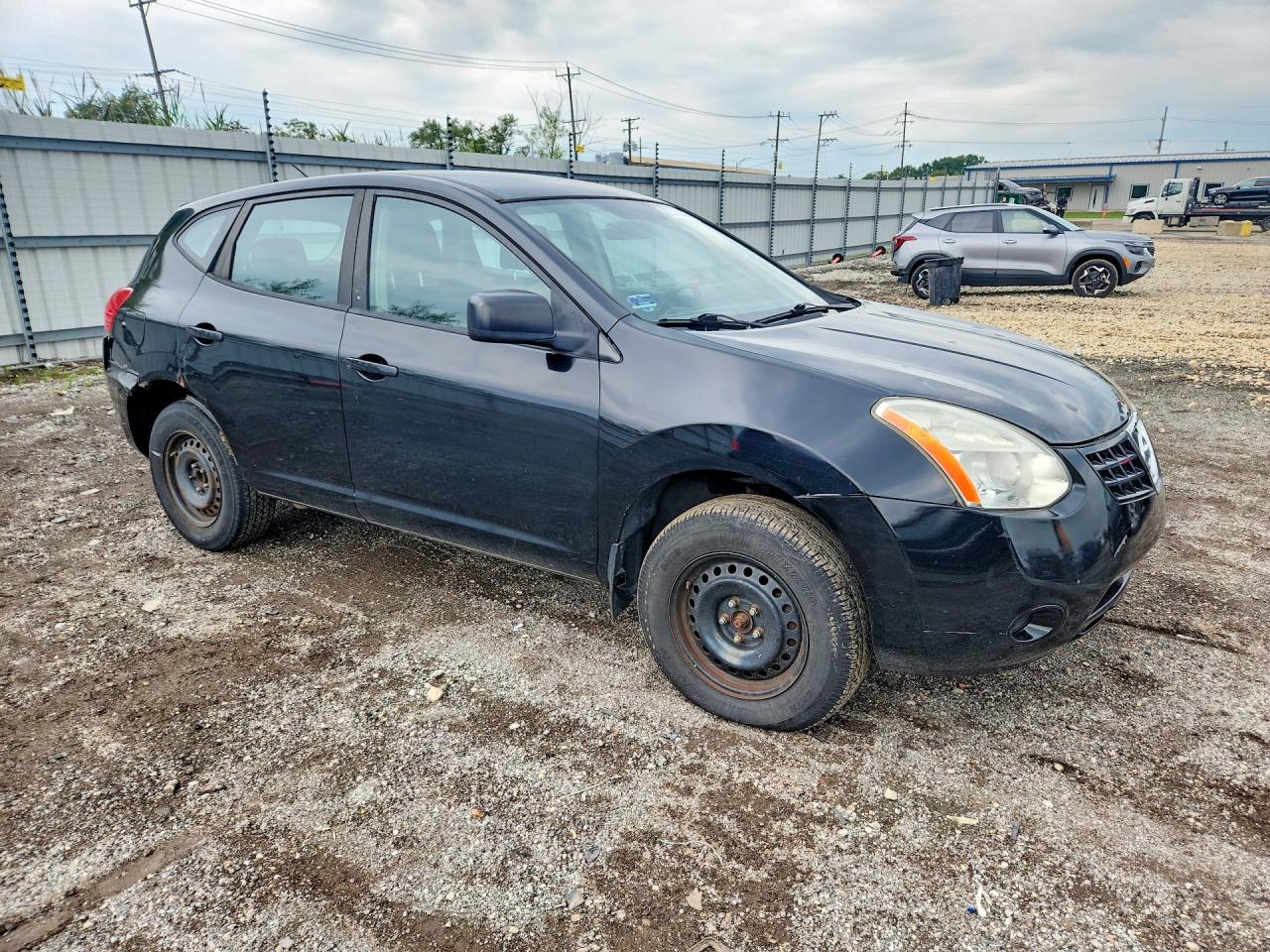 2009 Nissan Rogue S Black vin: JN8AS58T09W040801