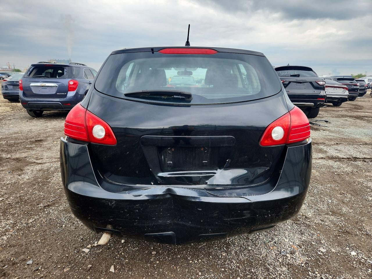 2009 Nissan Rogue S Black vin: JN8AS58T09W040801