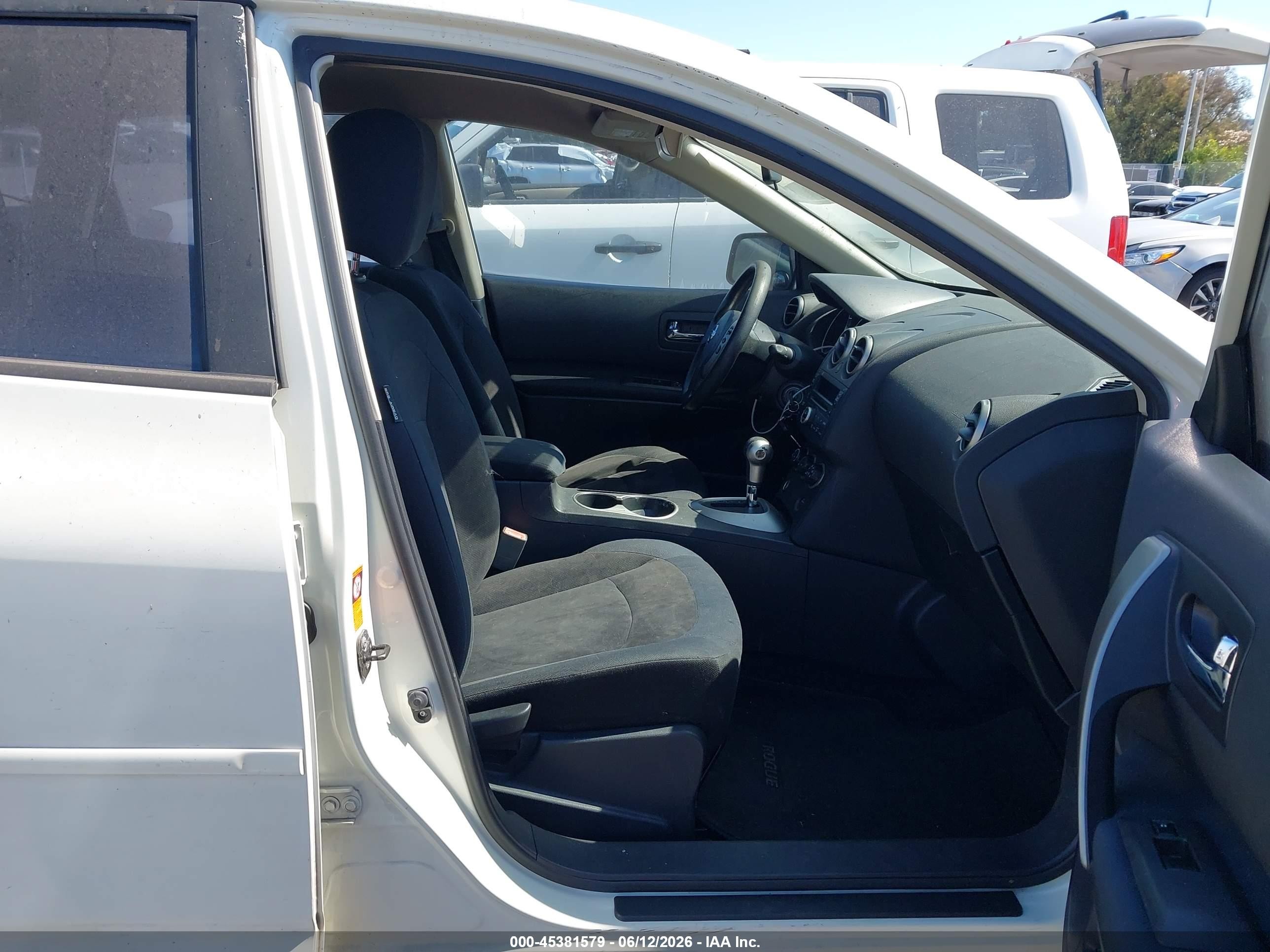 2009 Nissan Rogue S Белый vin: JN8AS58T09W044380