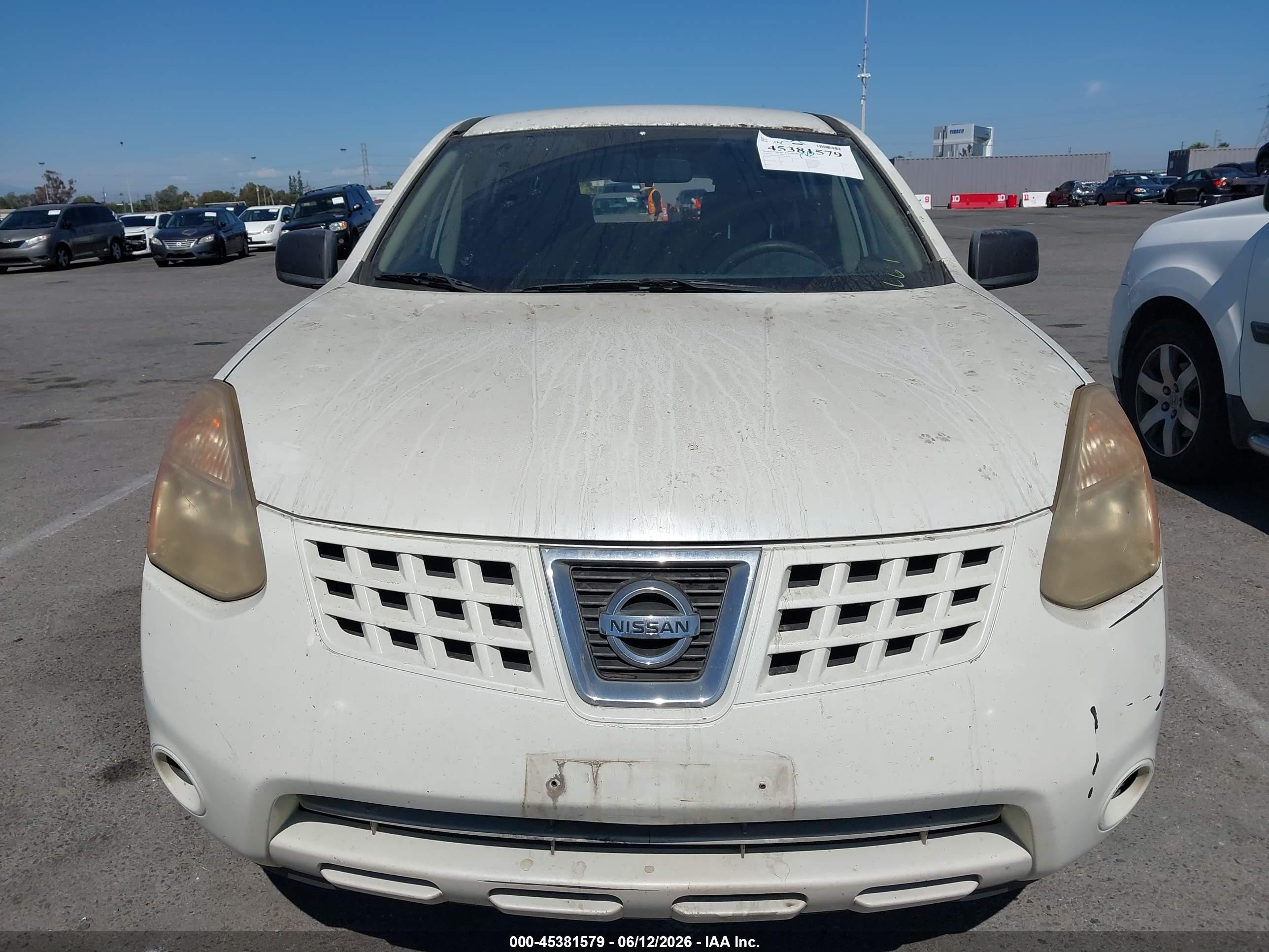 2009 Nissan Rogue S Белый vin: JN8AS58T09W044380