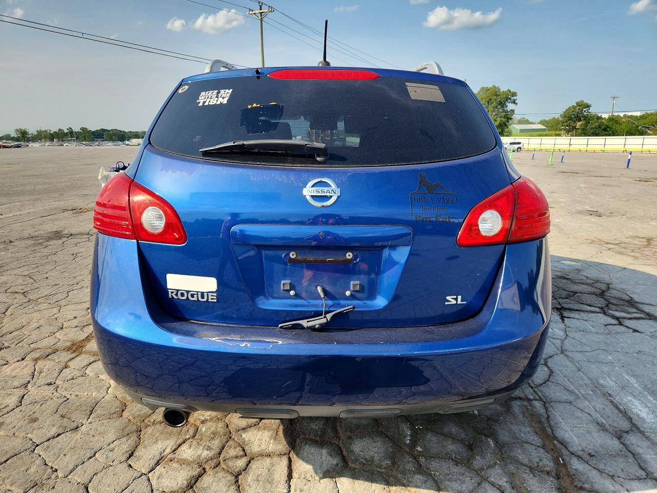 2009 Nissan Rogue S Blue vin: JN8AS58T09W045299