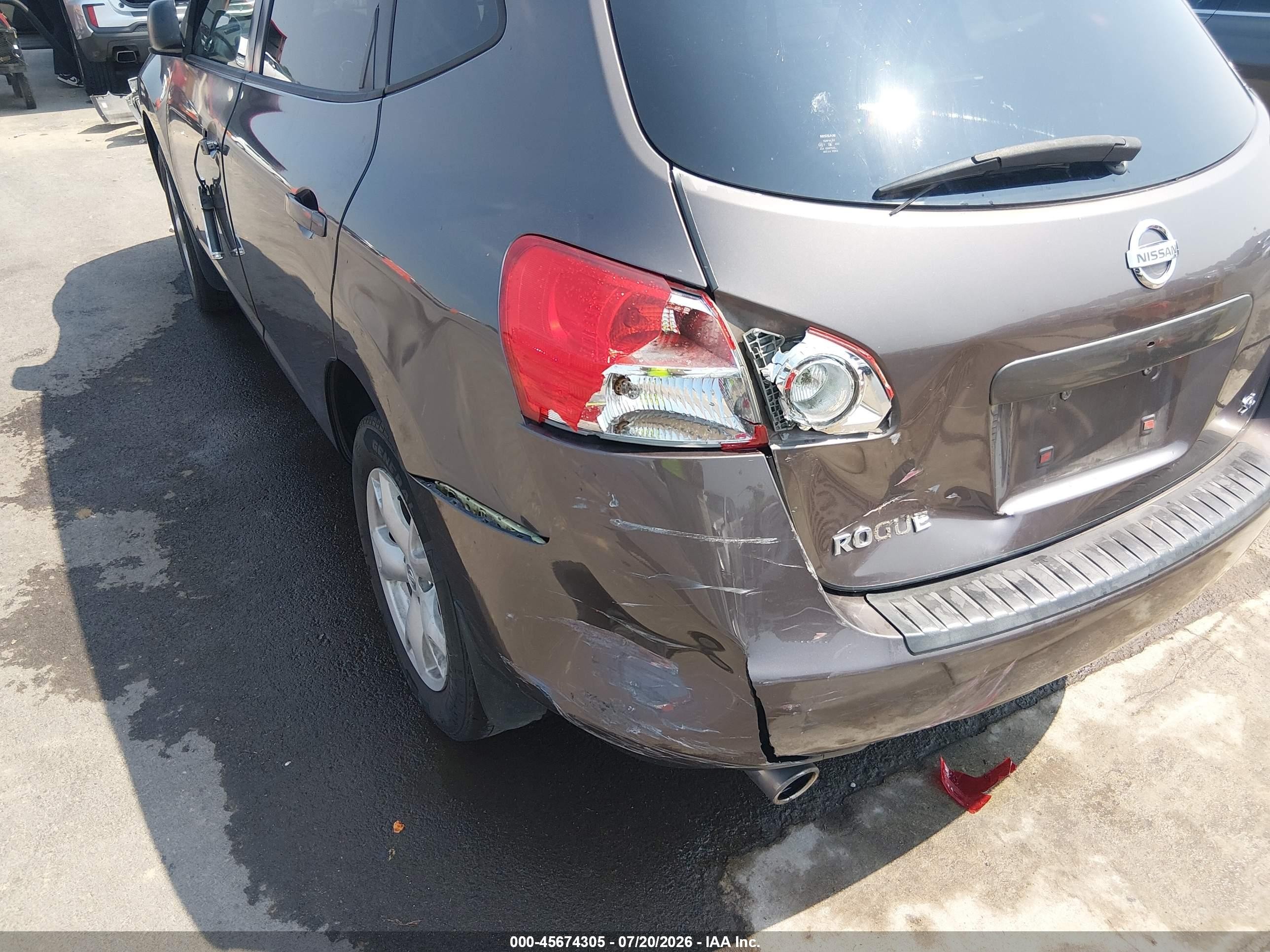 2009 Nissan Rogue Sl Gray vin: JN8AS58T09W048137