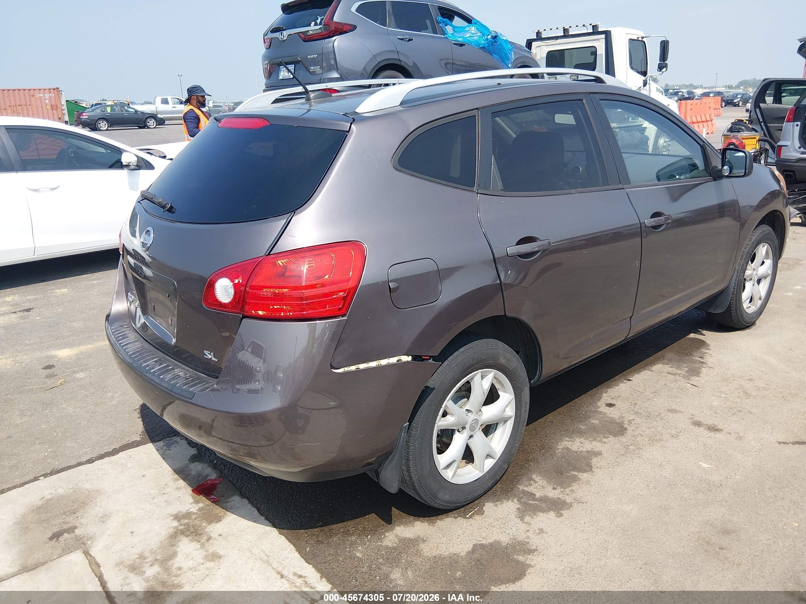 2009 Nissan Rogue Sl Gray vin: JN8AS58T09W048137