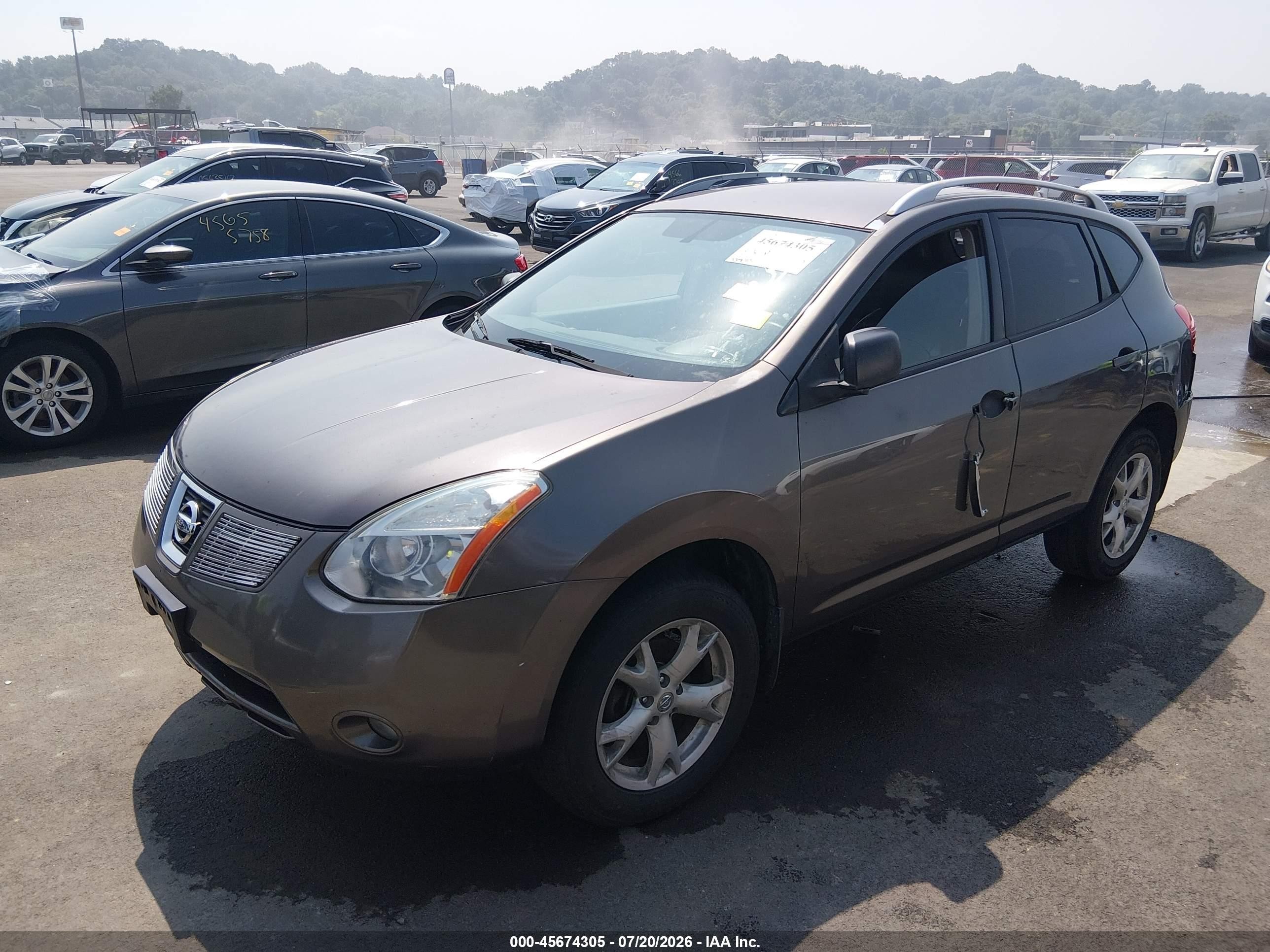 2009 Nissan Rogue Sl Gray vin: JN8AS58T09W048137