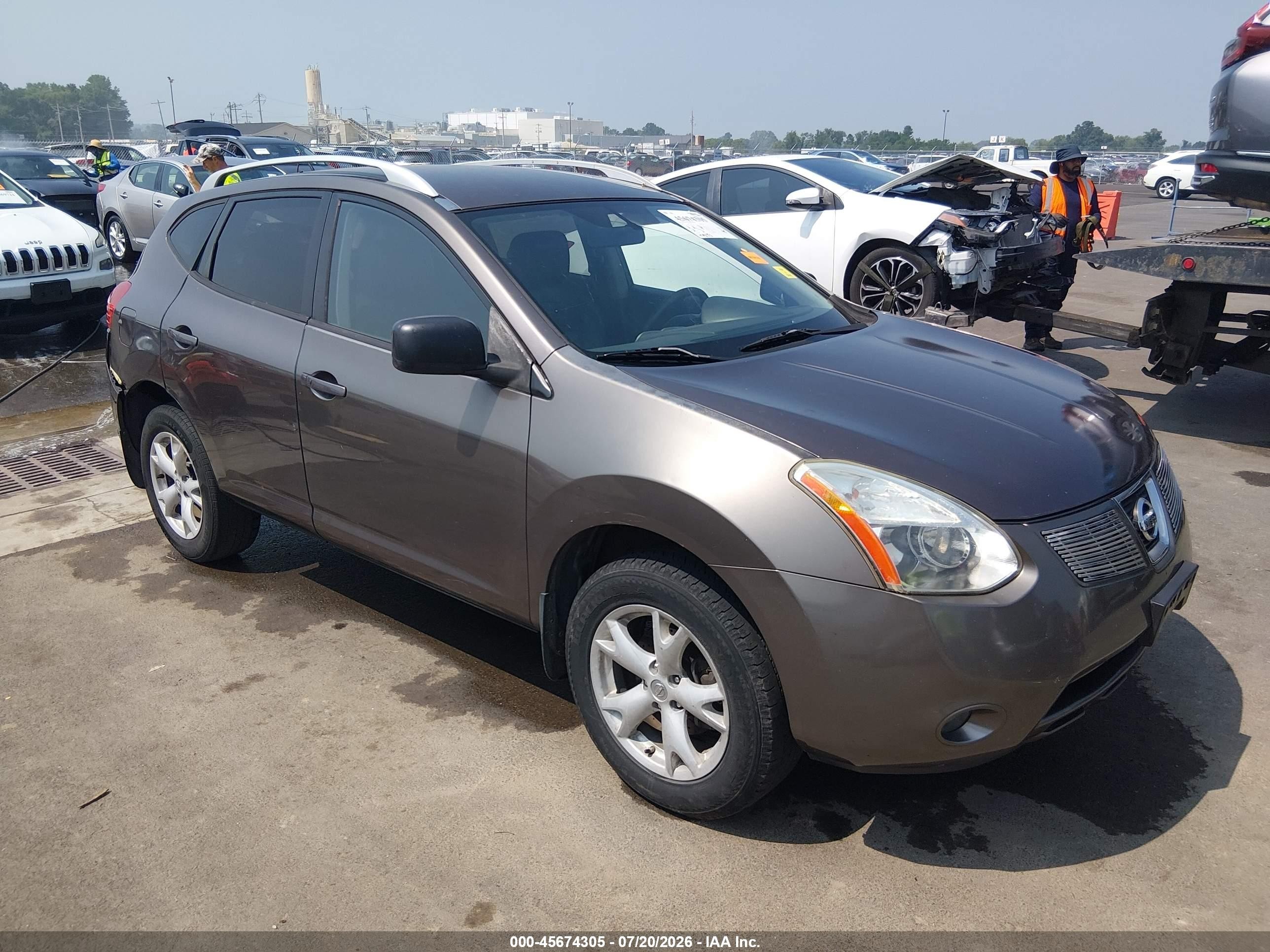 2009 Nissan Rogue Sl Gray vin: JN8AS58T09W048137
