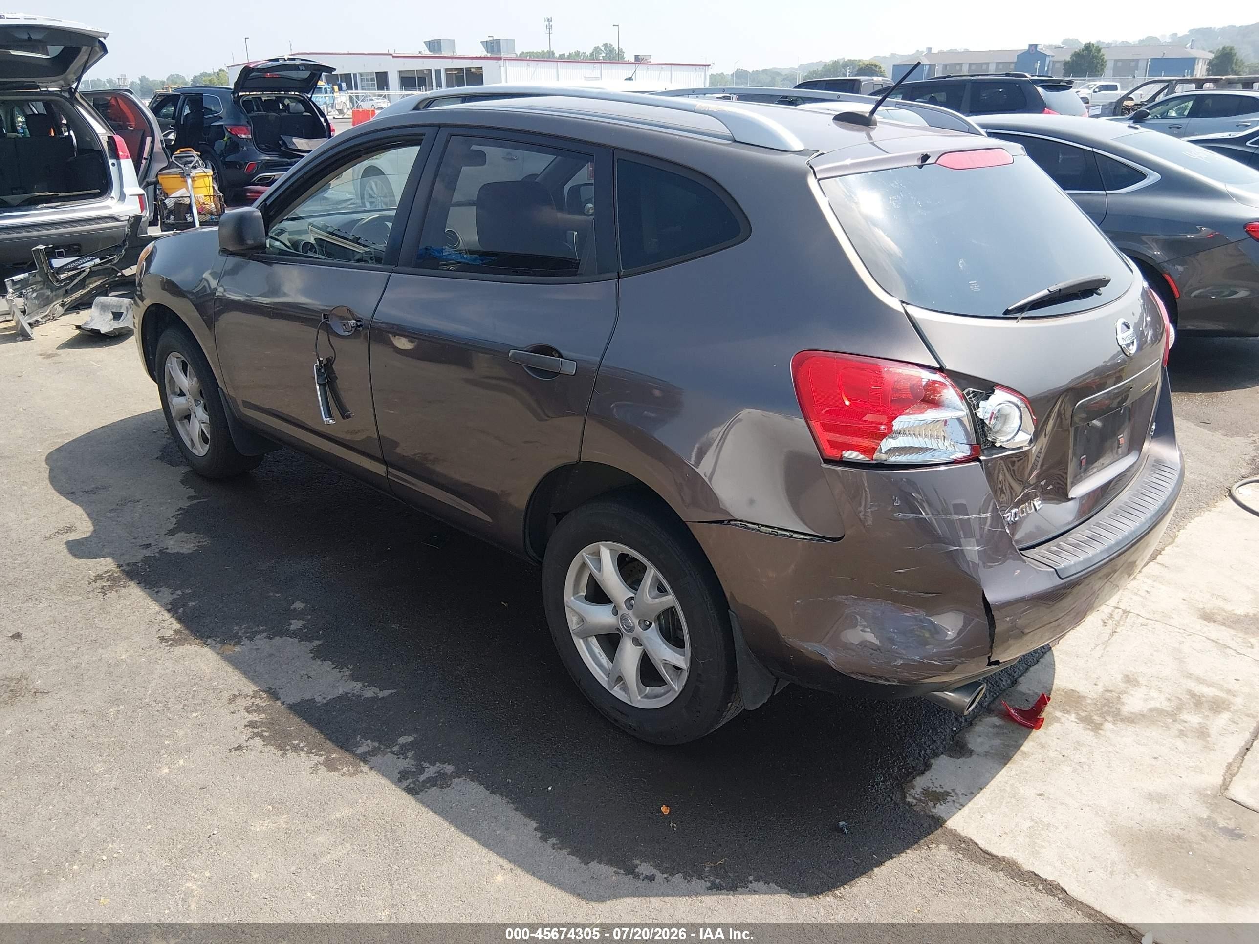 2009 Nissan Rogue Sl Gray vin: JN8AS58T09W048137