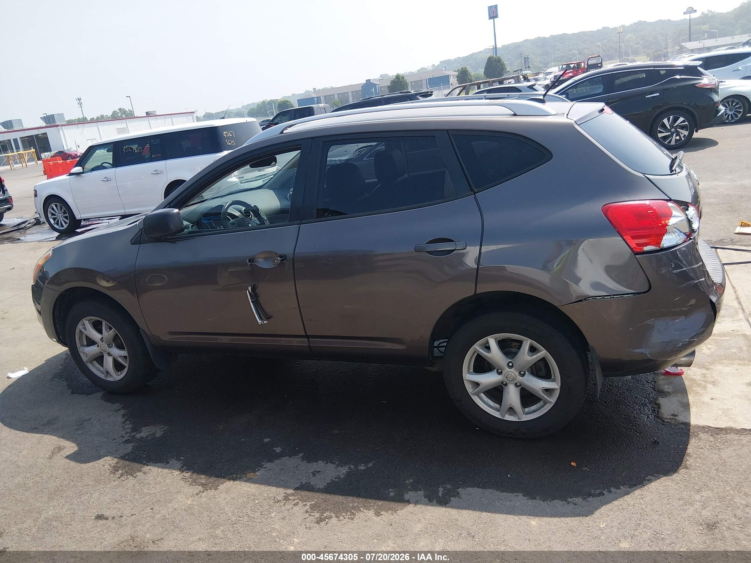 2009 Nissan Rogue Sl Gray vin: JN8AS58T09W048137