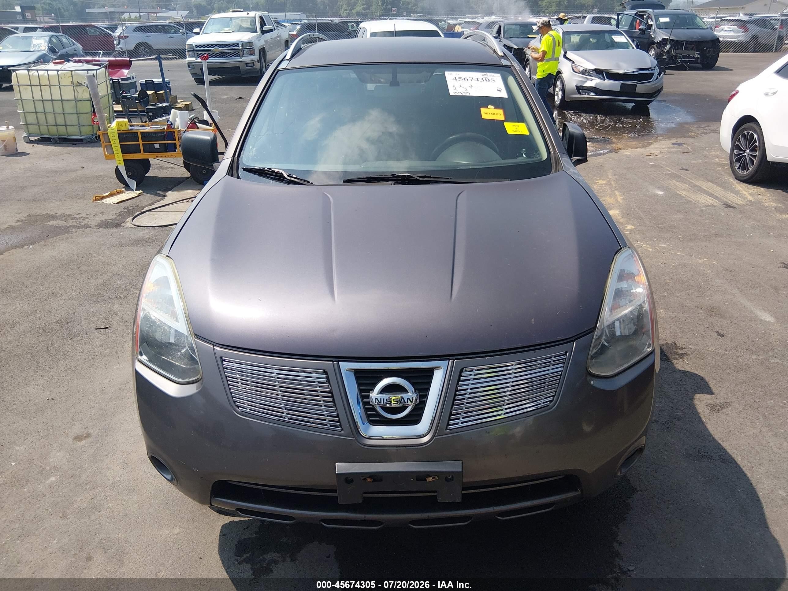 2009 Nissan Rogue Sl Gray vin: JN8AS58T09W048137