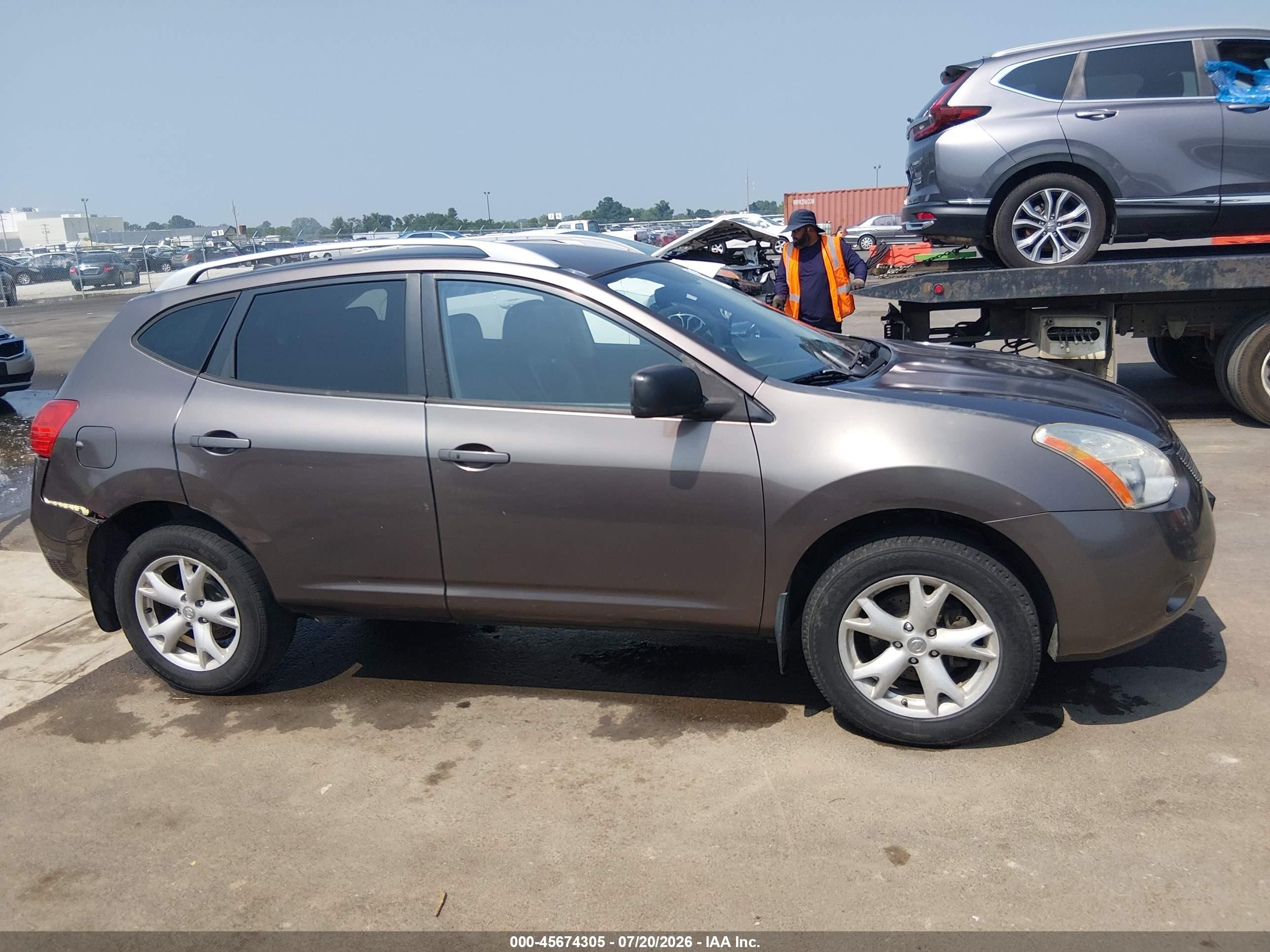 2009 Nissan Rogue Sl Gray vin: JN8AS58T09W048137