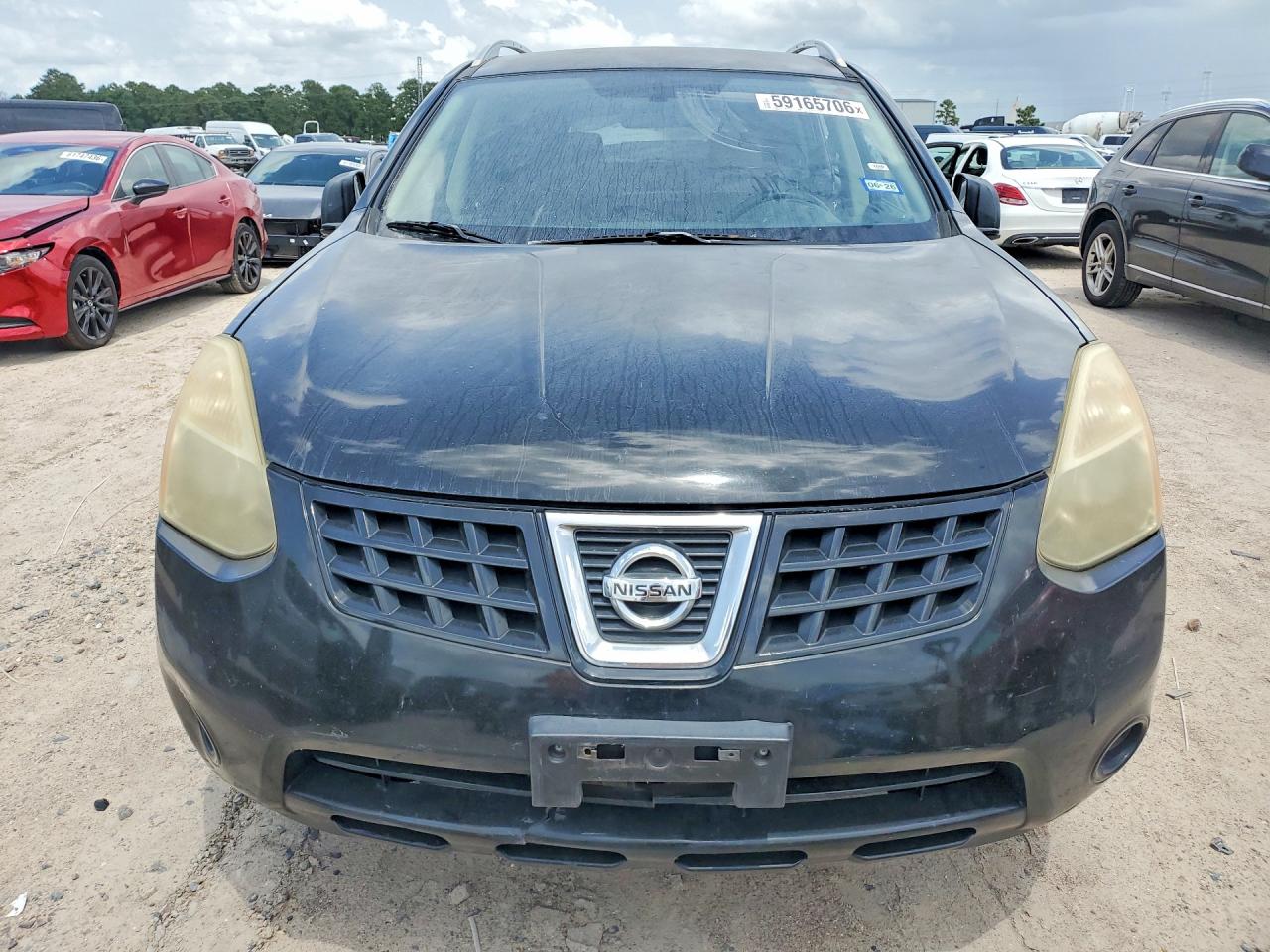 2009 Nissan Rogue S Black vin: JN8AS58T09W049451