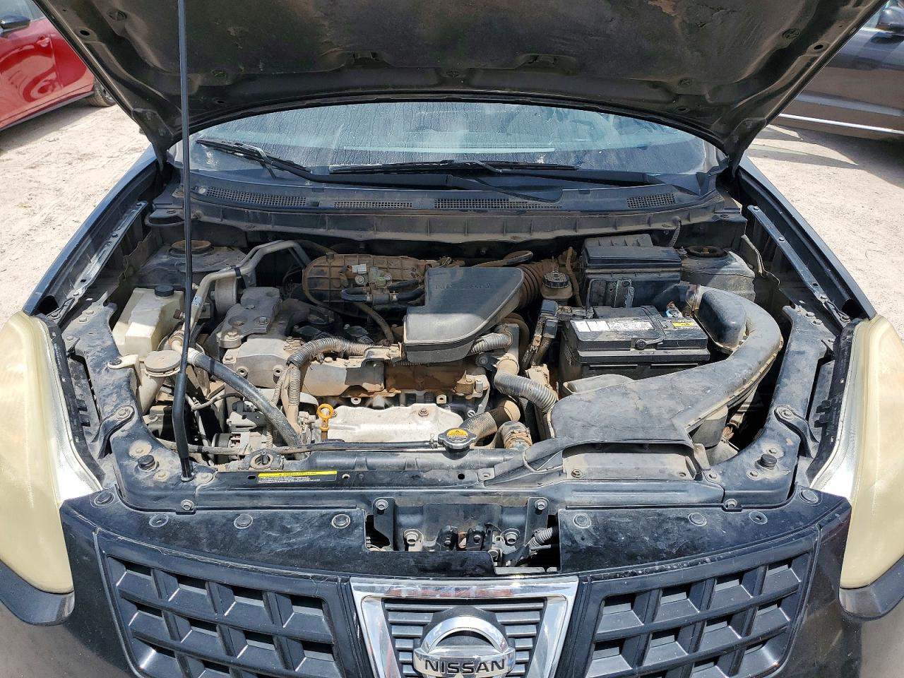 2009 Nissan Rogue S Black vin: JN8AS58T09W049451