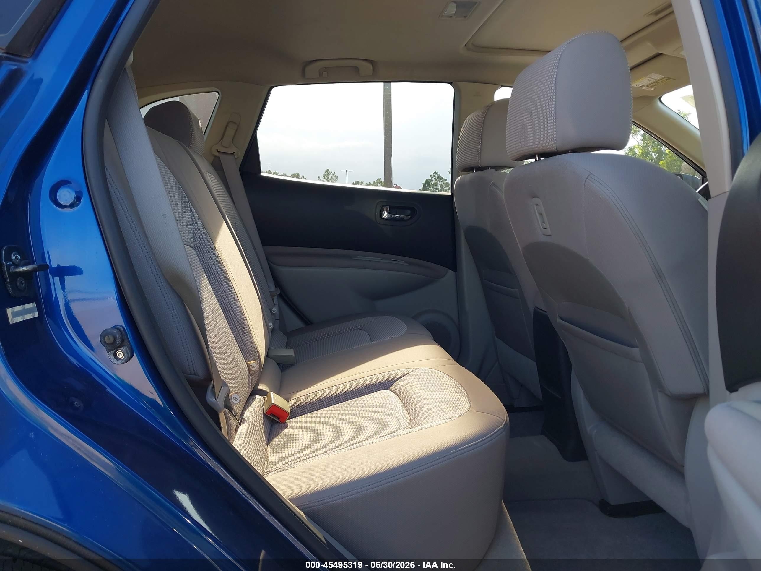 2008 Nissan Rogue Sl Blue vin: JN8AS58T18W000502