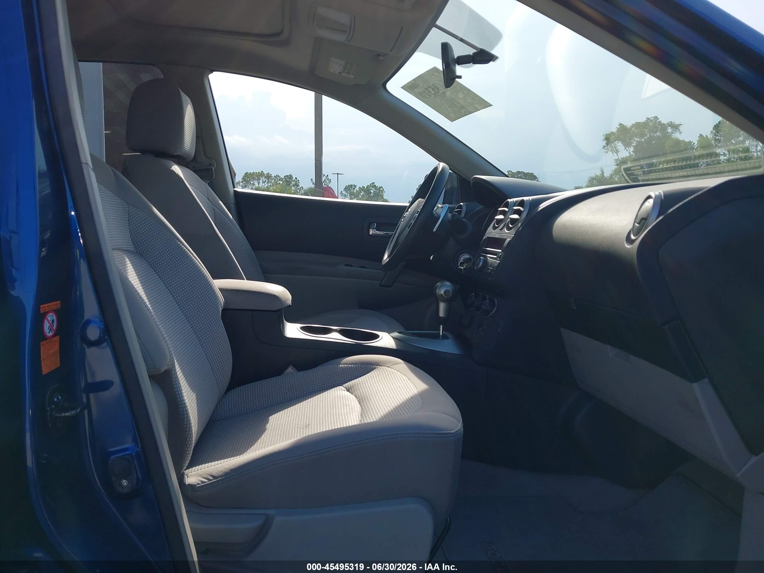 2008 Nissan Rogue Sl Blue vin: JN8AS58T18W000502