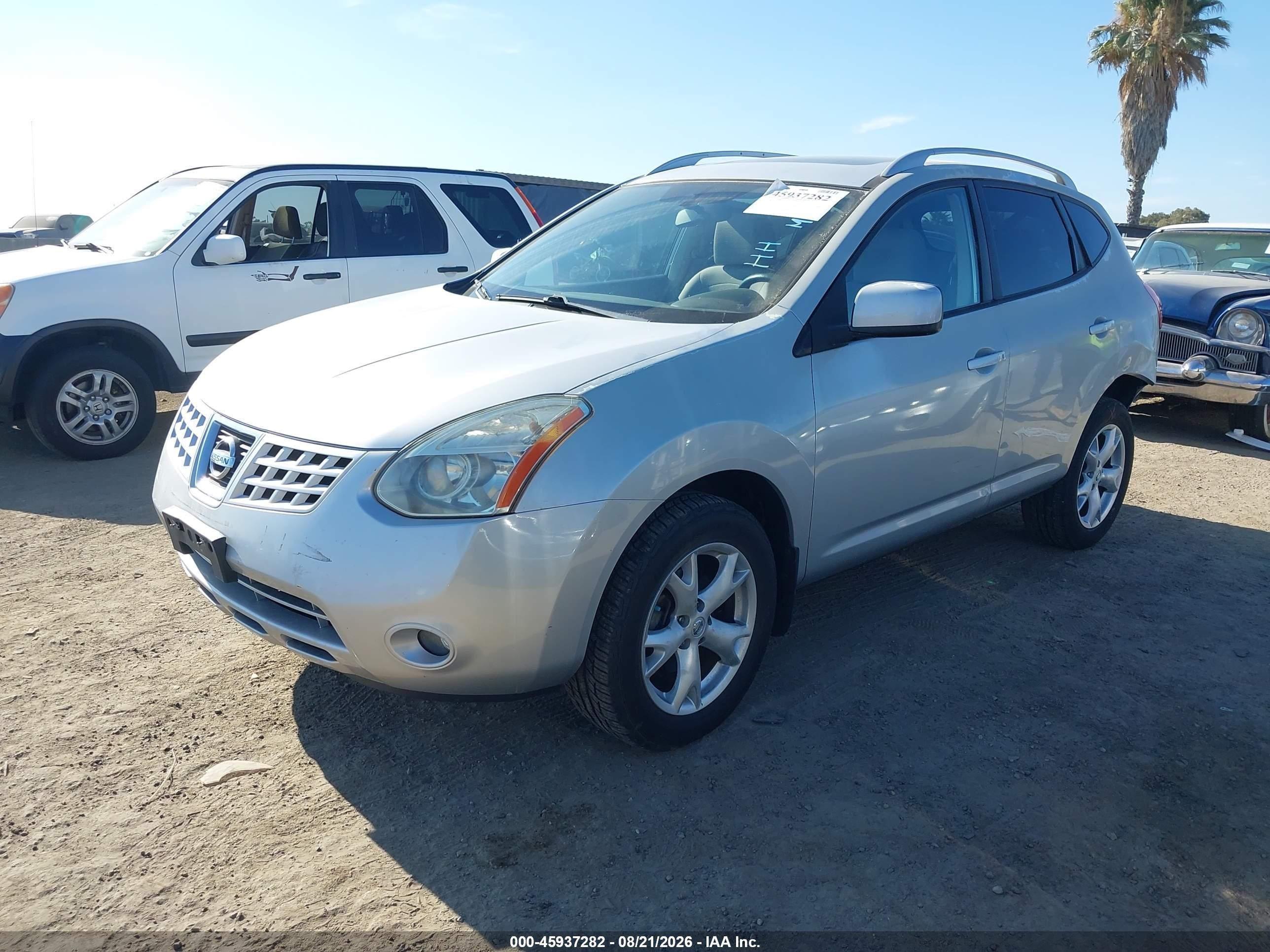 2008 Nissan Rogue Sl Gray vin: JN8AS58T18W002279
