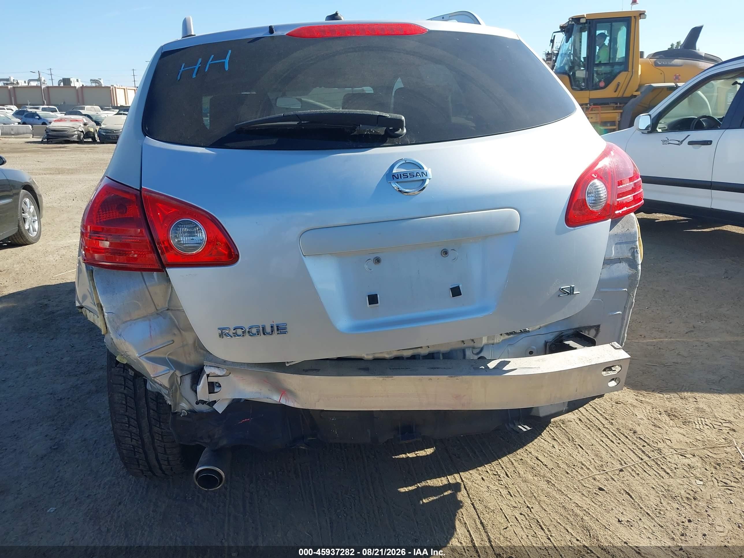 2008 Nissan Rogue Sl Gray vin: JN8AS58T18W002279