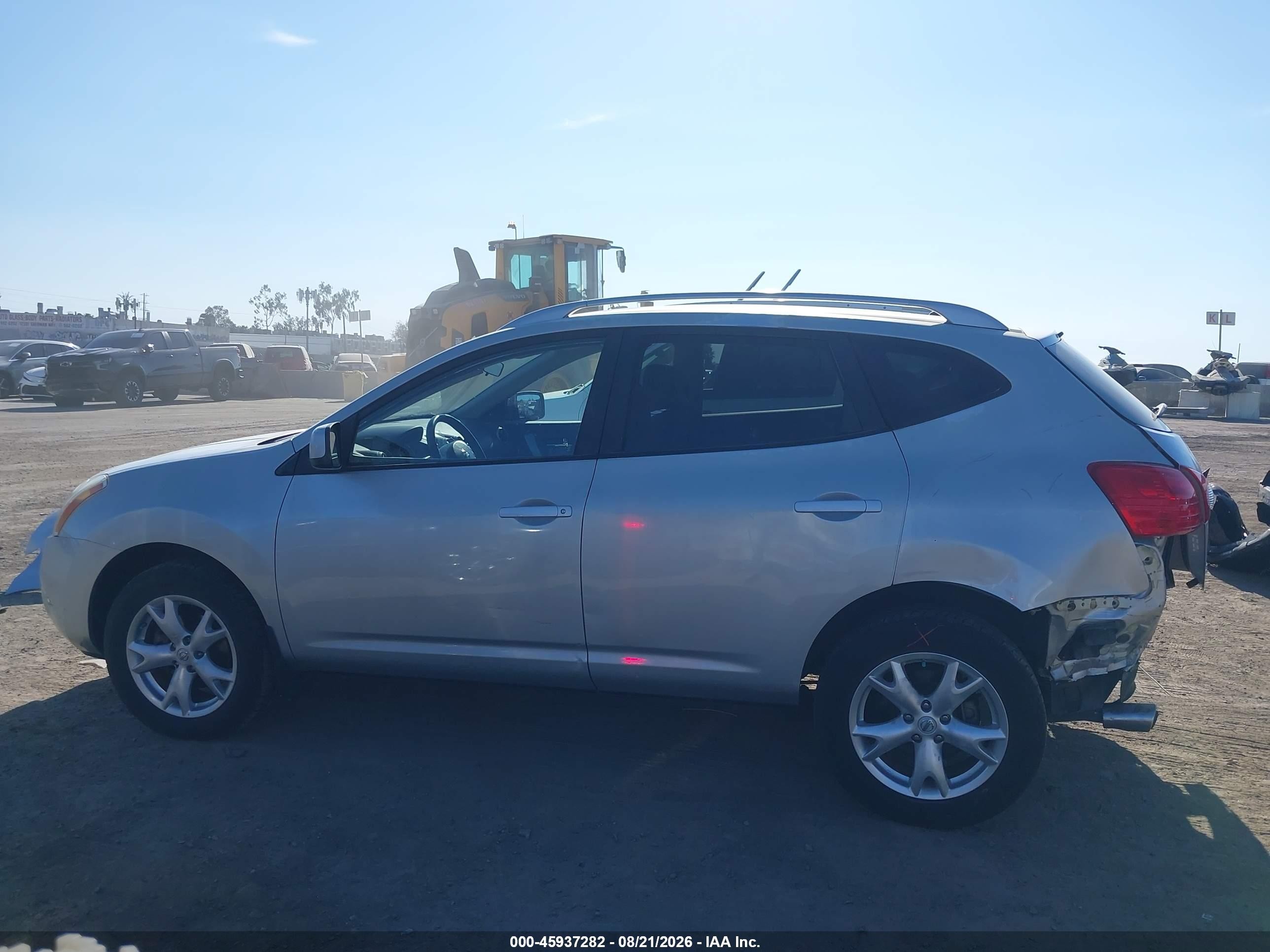 2008 Nissan Rogue Sl Gray vin: JN8AS58T18W002279