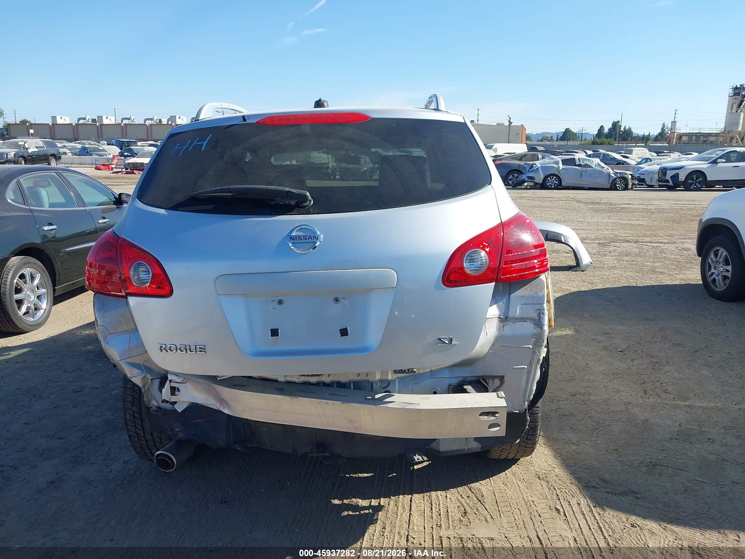 2008 Nissan Rogue Sl Gray vin: JN8AS58T18W002279