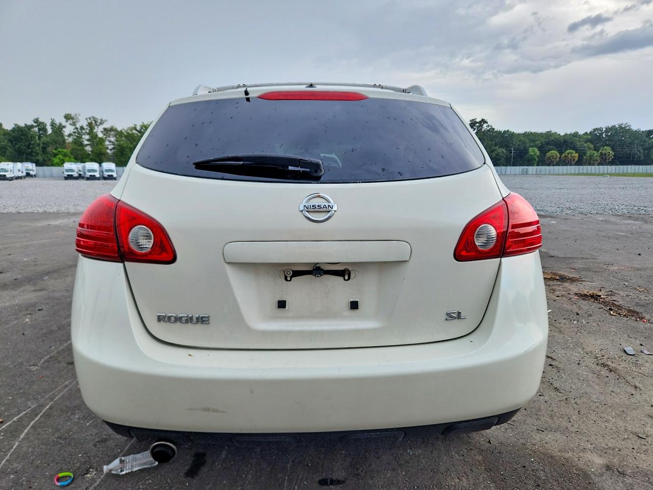 2008 Nissan Rogue S White vin: JN8AS58T18W003111