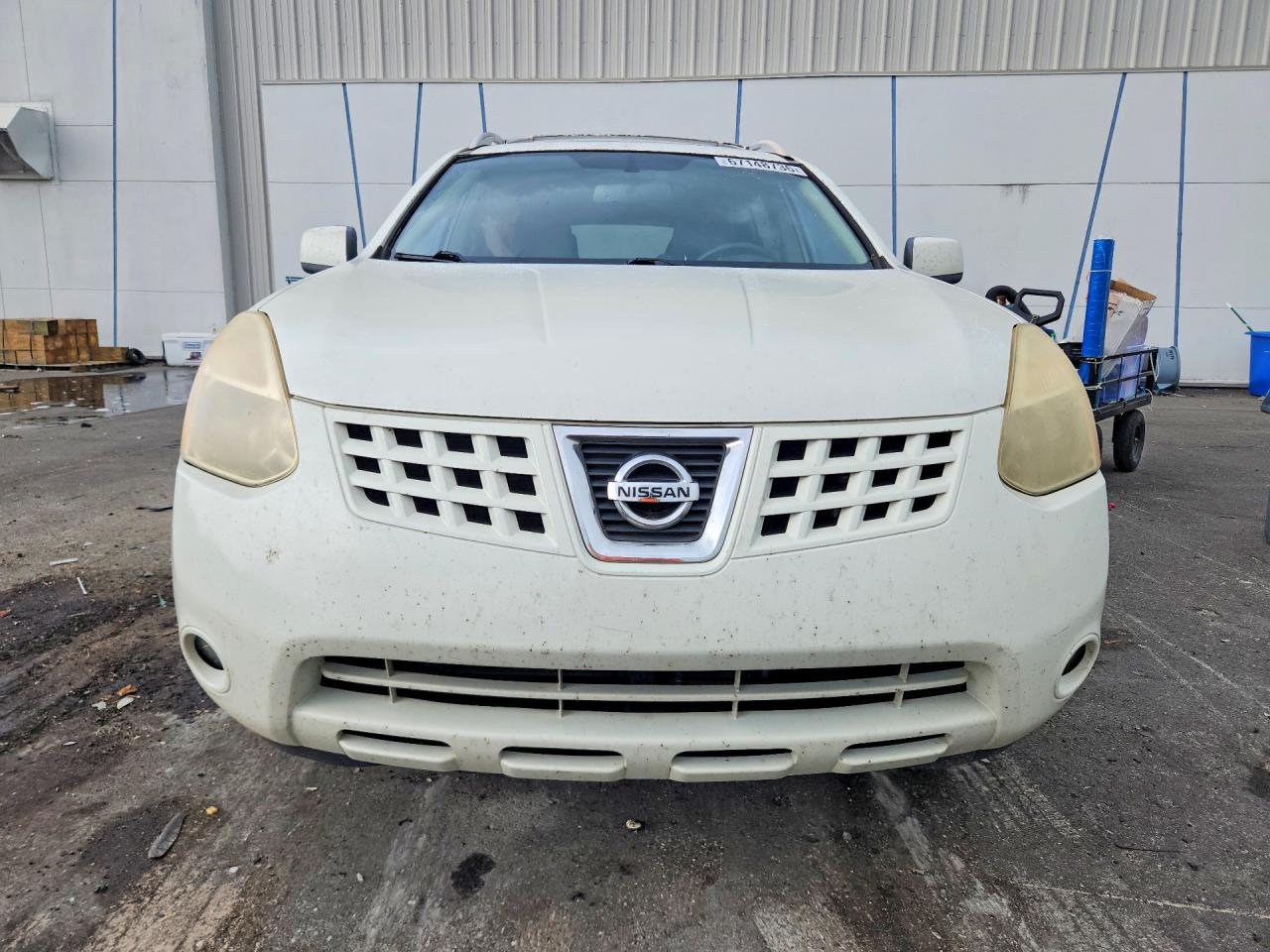 2008 Nissan Rogue S White vin: JN8AS58T18W003111