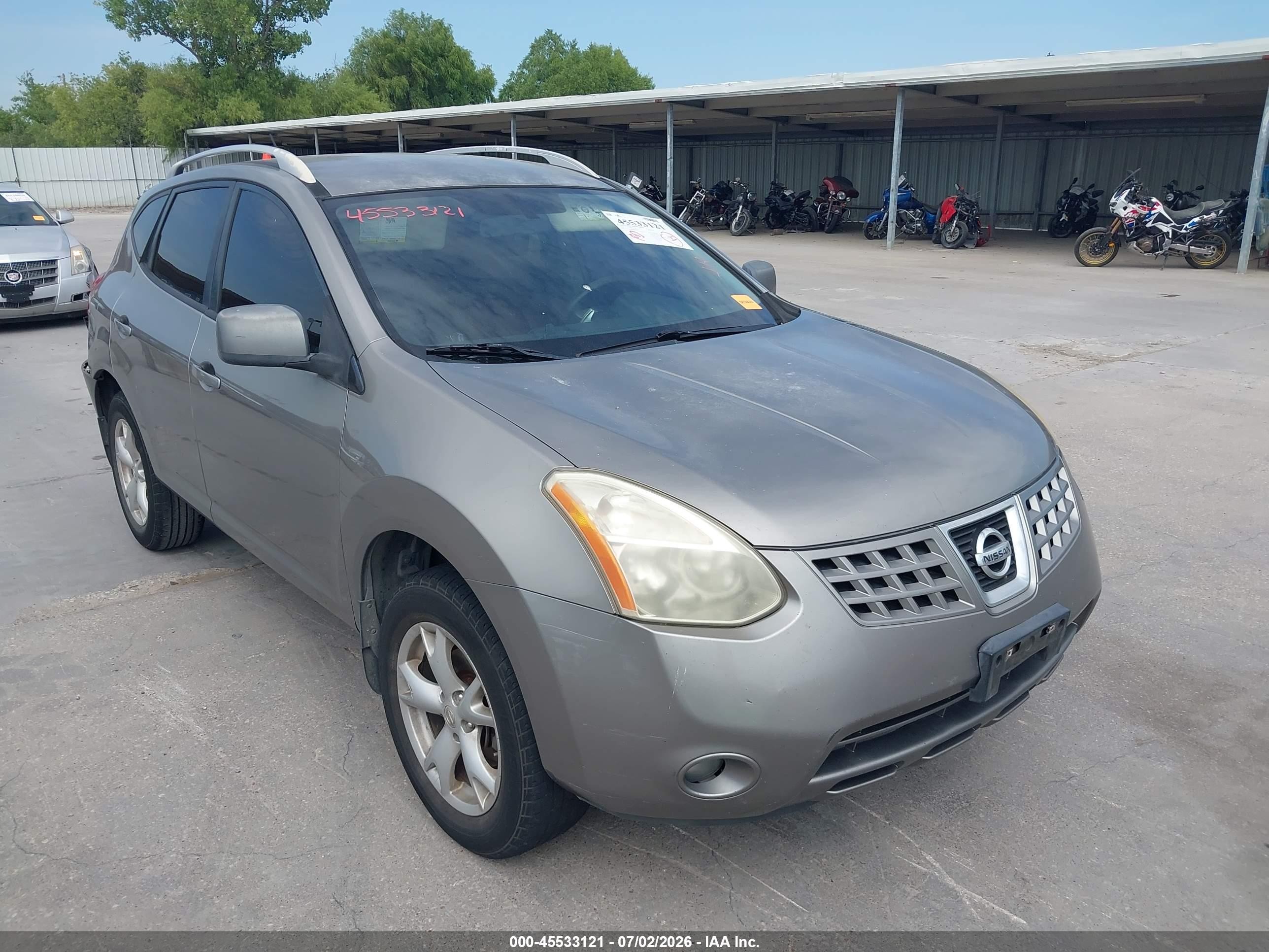 2008 Nissan Rogue Sl Gray vin: JN8AS58T18W003240