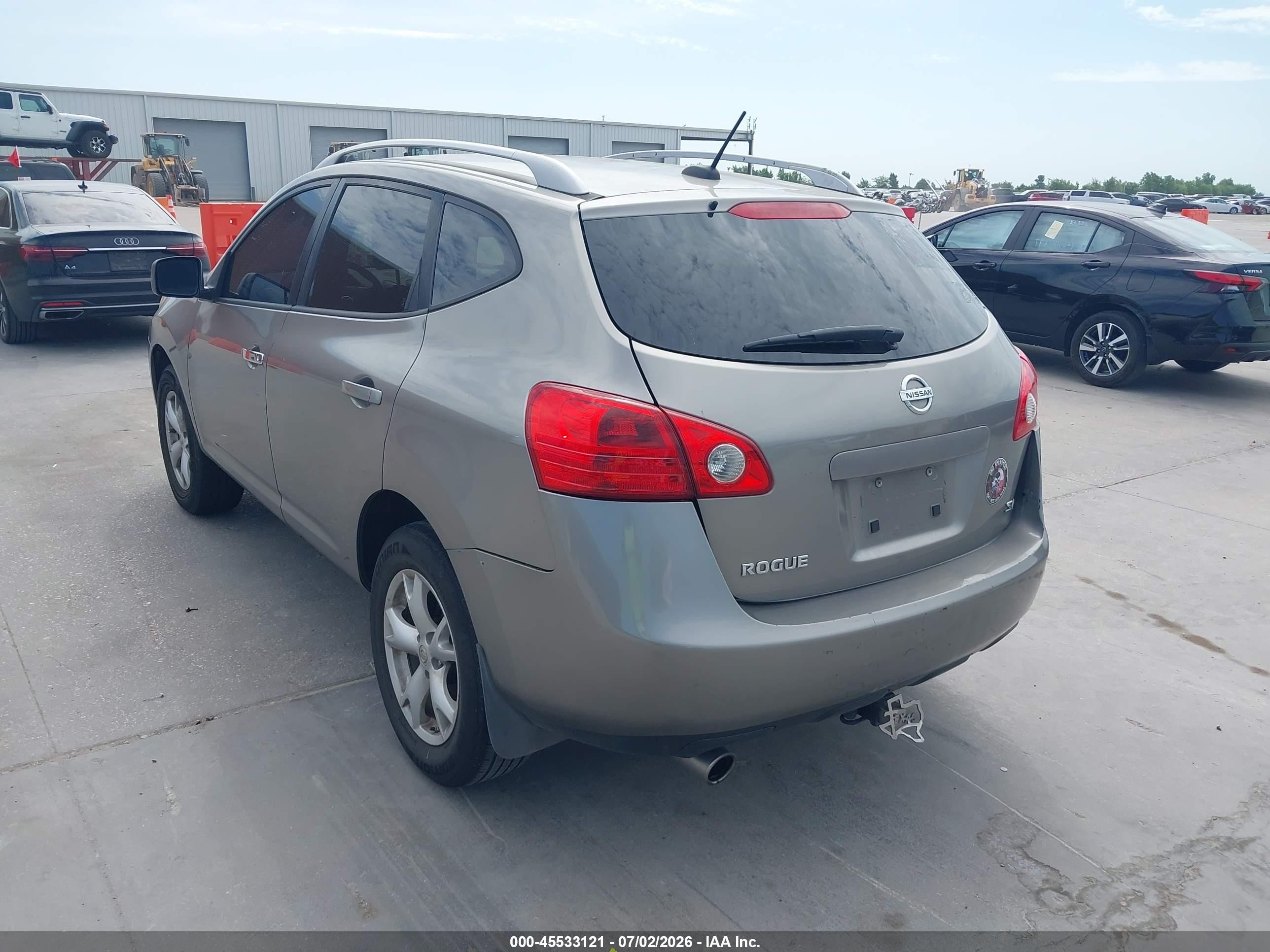 2008 Nissan Rogue Sl Gray vin: JN8AS58T18W003240