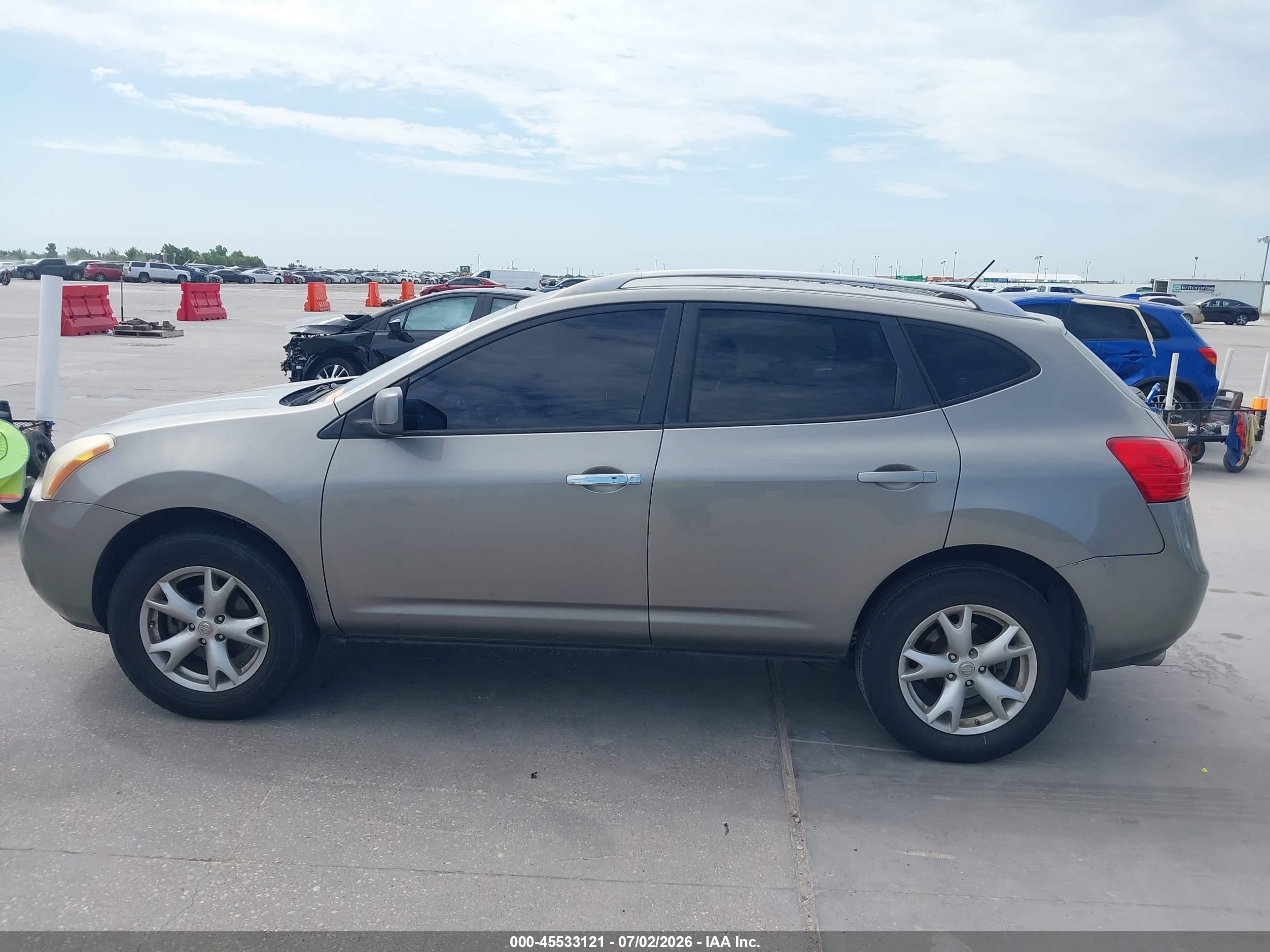 2008 Nissan Rogue Sl Gray vin: JN8AS58T18W003240