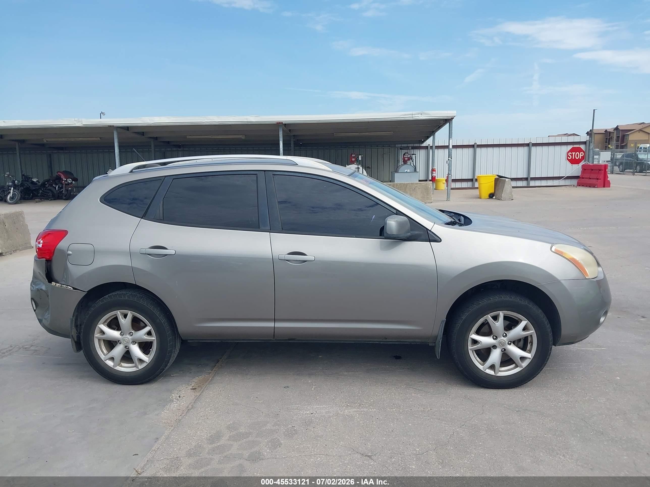 2008 Nissan Rogue Sl Gray vin: JN8AS58T18W003240