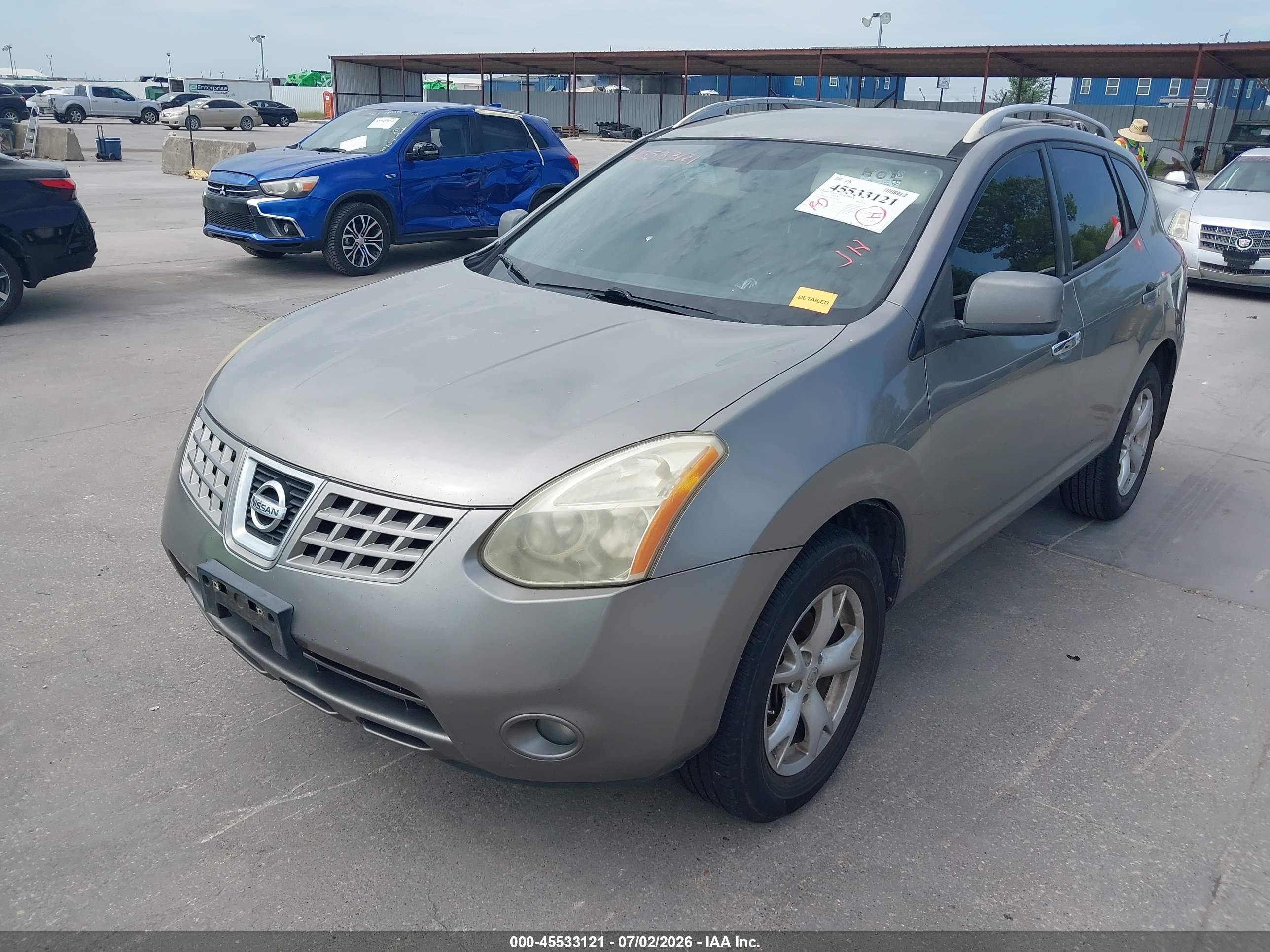 2008 Nissan Rogue Sl Gray vin: JN8AS58T18W003240