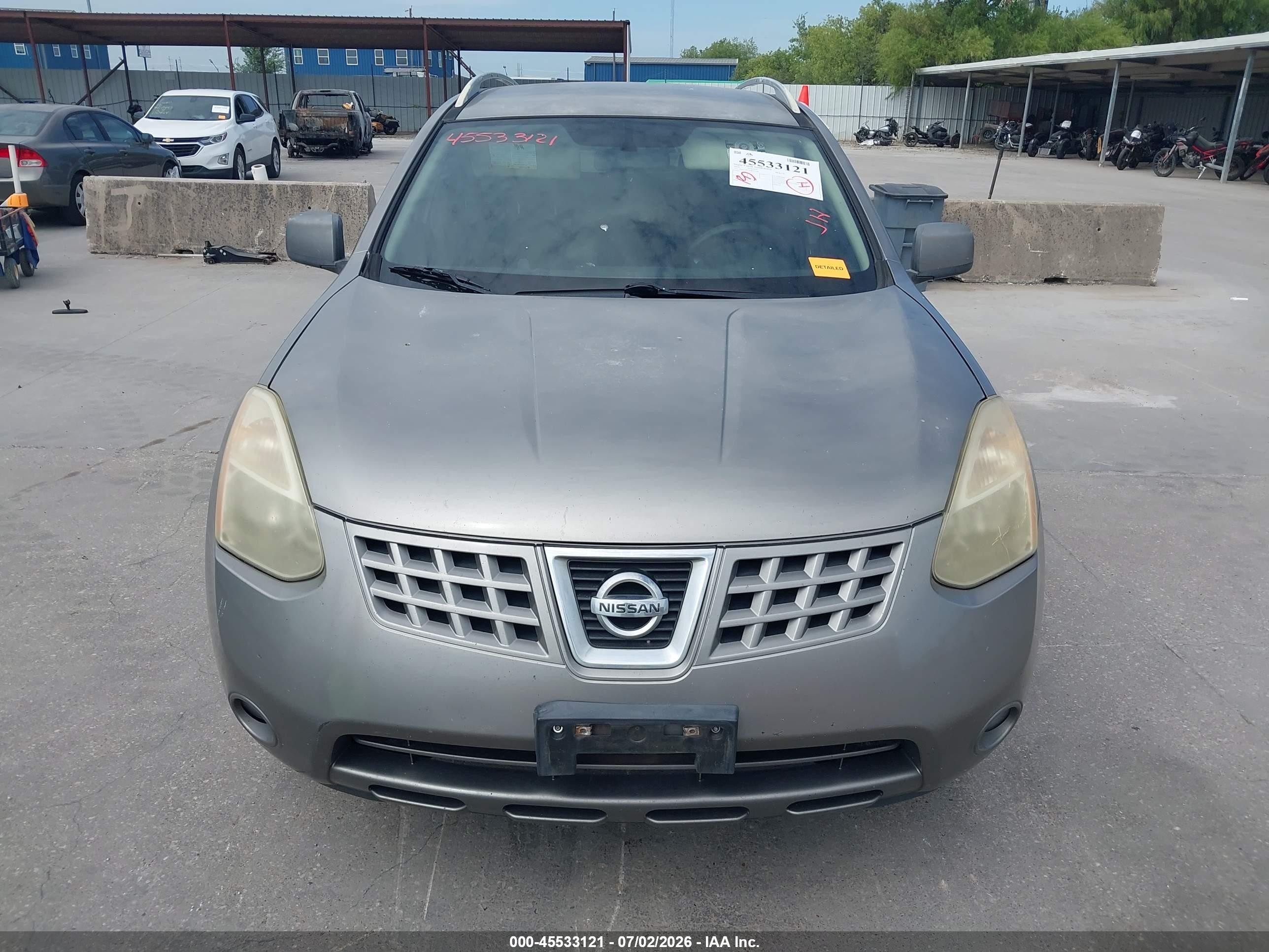 2008 Nissan Rogue Sl Gray vin: JN8AS58T18W003240