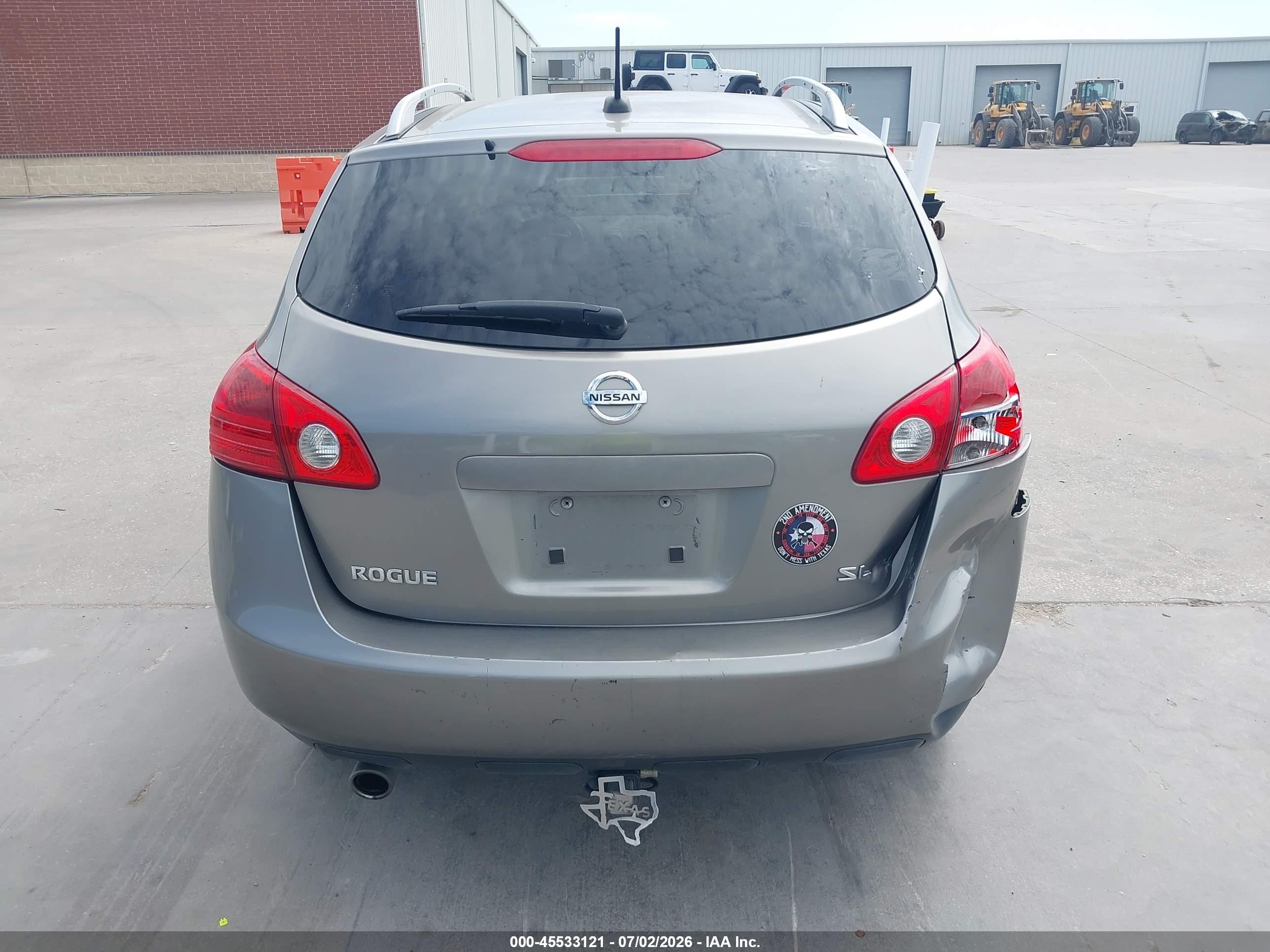 2008 Nissan Rogue Sl Gray vin: JN8AS58T18W003240