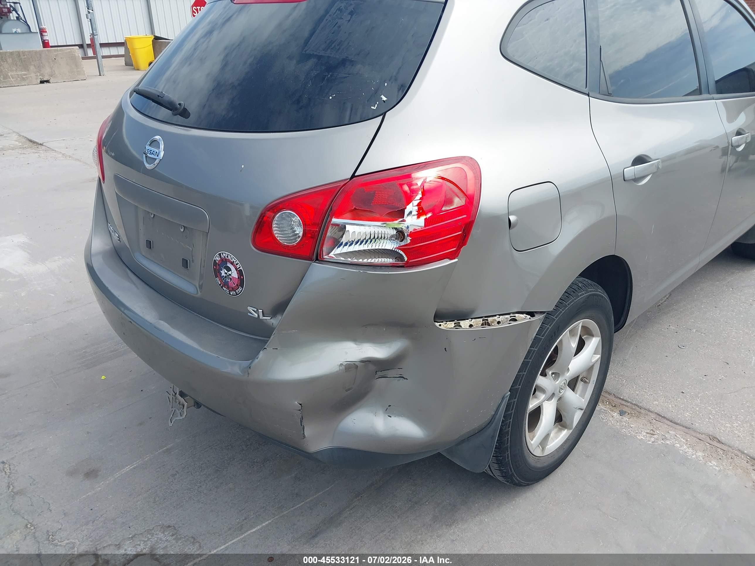 2008 Nissan Rogue Sl Gray vin: JN8AS58T18W003240