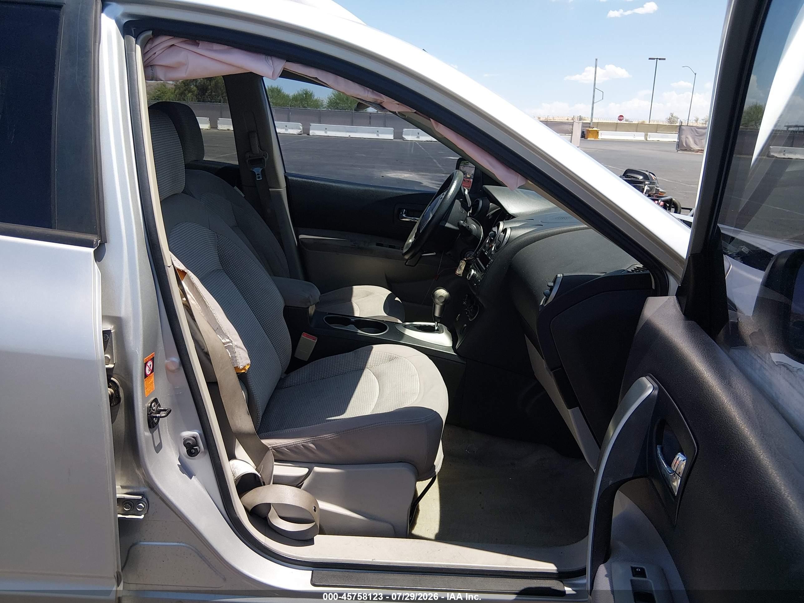 2008 Nissan Rogue Sl White vin: JN8AS58T18W008468