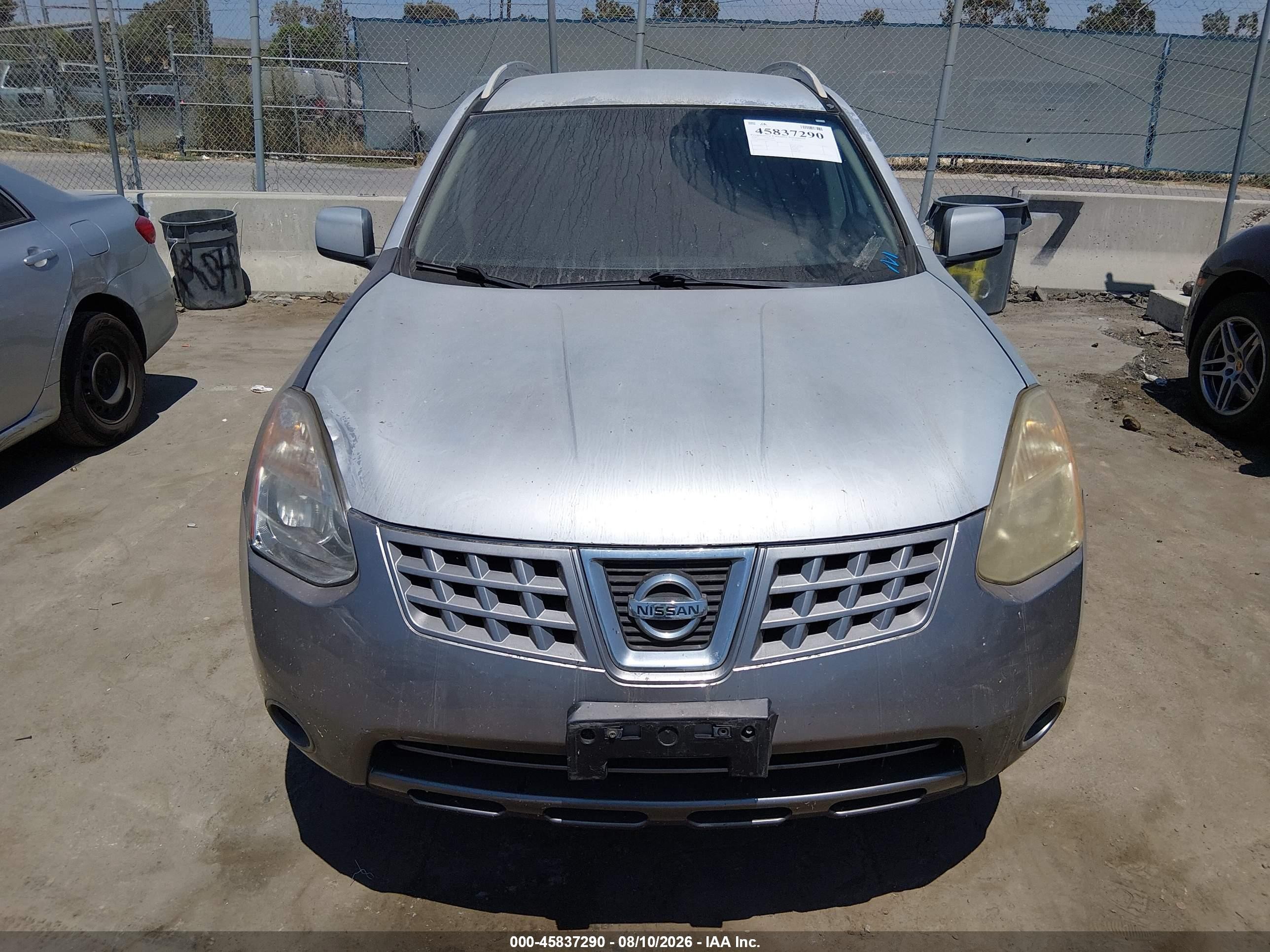 2008 Nissan Rogue Sl Silver vin: JN8AS58T18W016036
