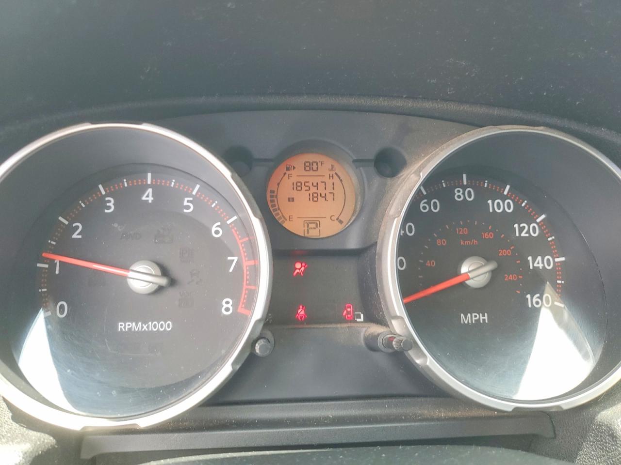 2008 Nissan Rogue S Red vin: JN8AS58T18W019017