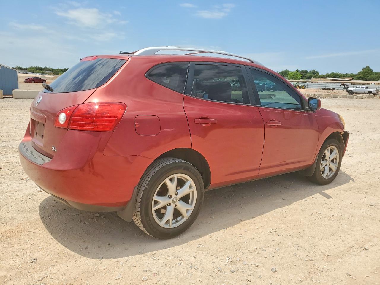 2008 Nissan Rogue S Red vin: JN8AS58T18W019017