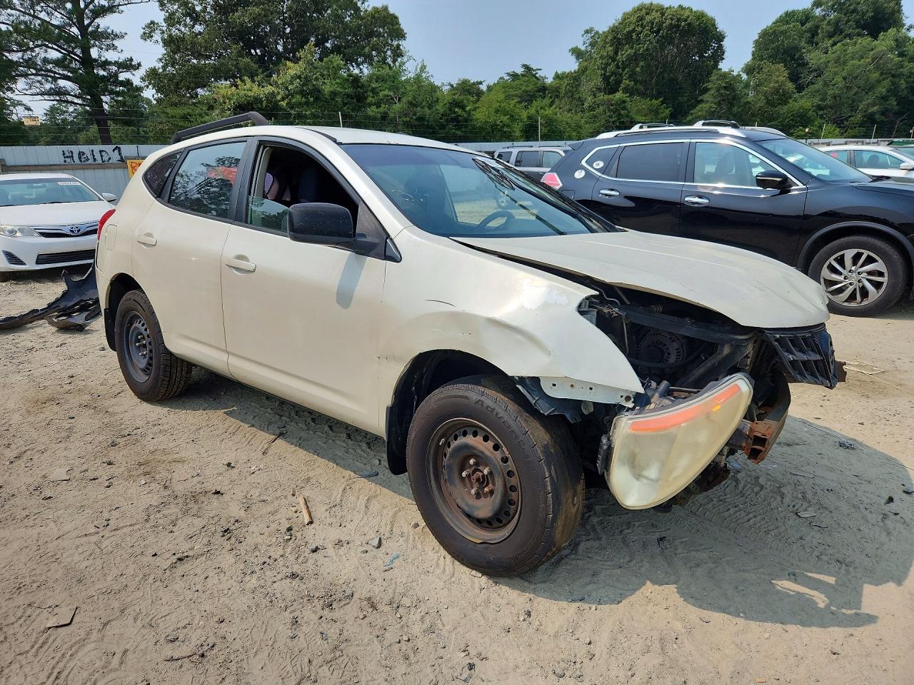 2008 Nissan Rogue S/sl Beige vin: JN8AS58T18W022600