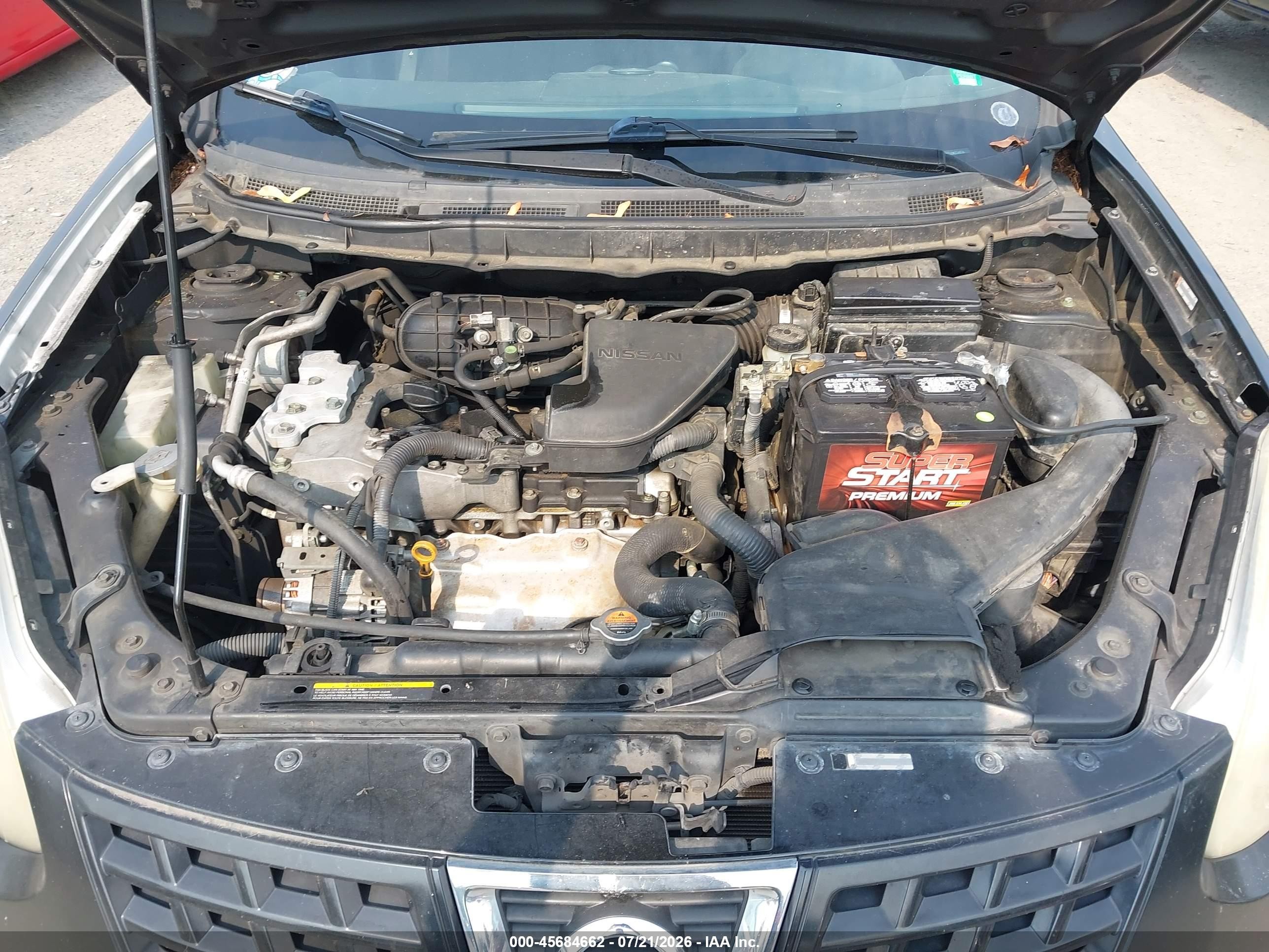 2008 Nissan Rogue S Black vin: JN8AS58T18W024816