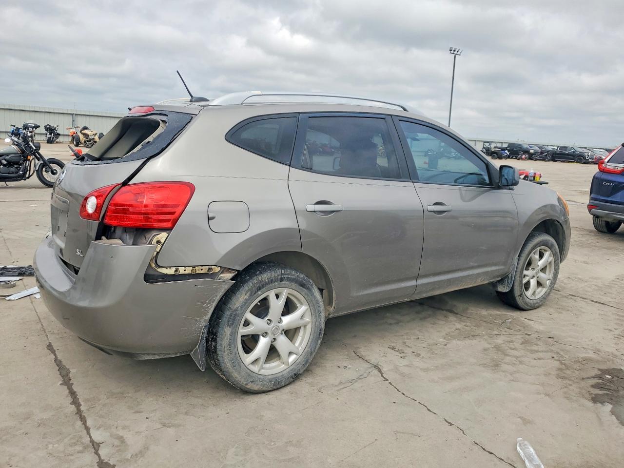 2008 Nissan Rogue S Awd Tan vin: JN8AS58T18W300122