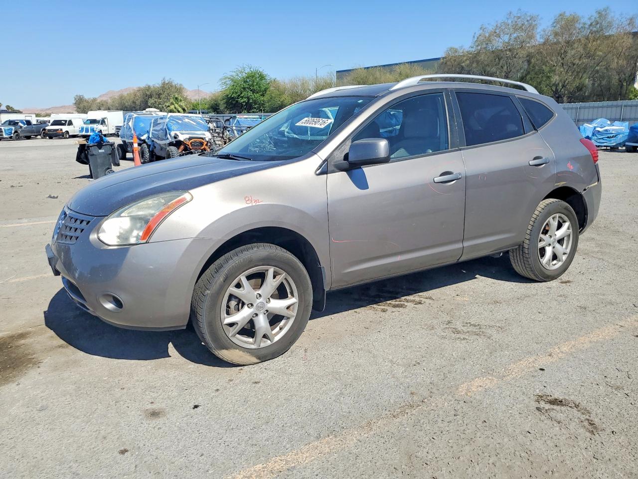 2009 Nissan Rogue S Gray vin: JN8AS58T19W323708