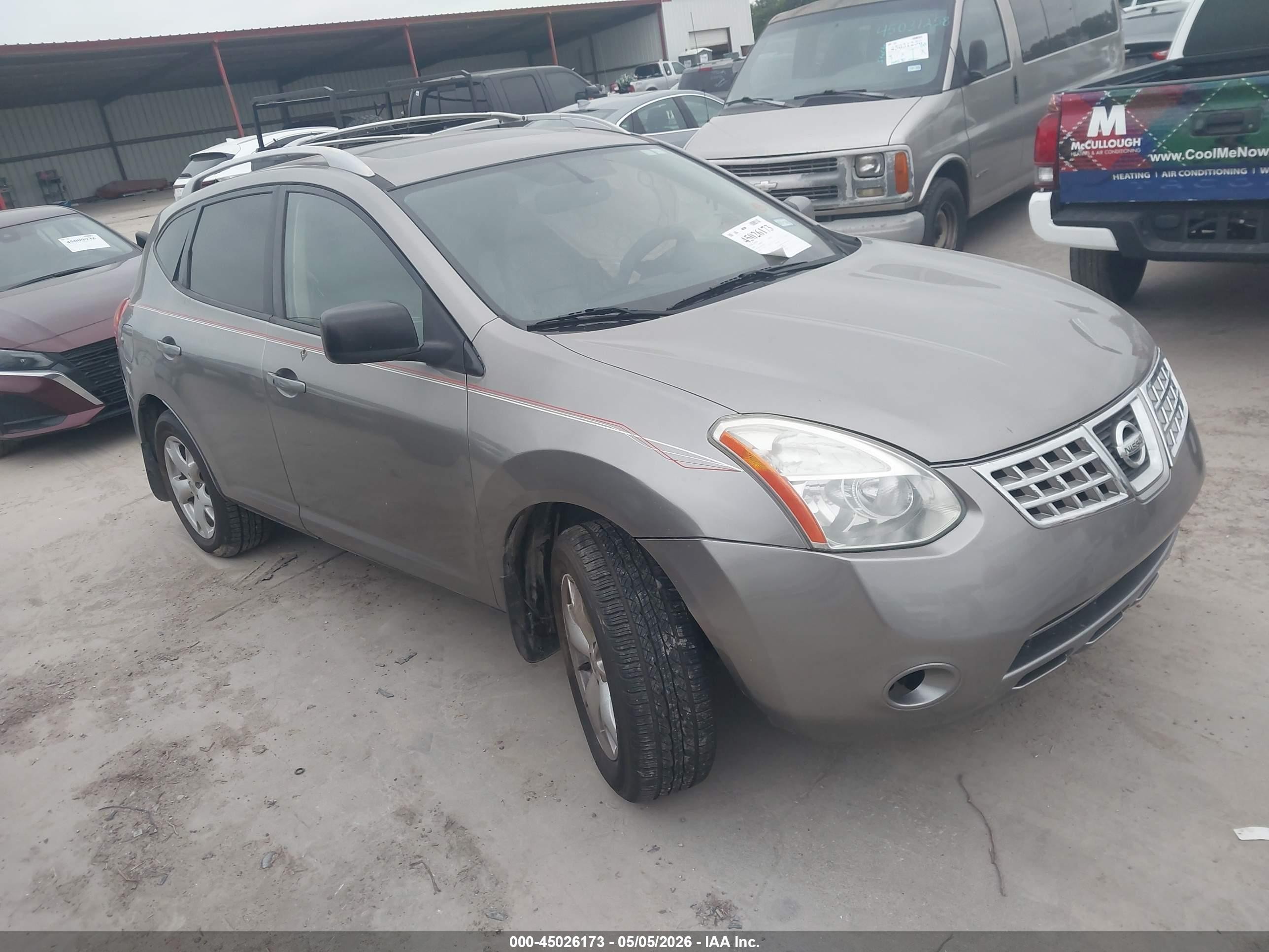 2009 Nissan Rogue Sl Beige vin: JN8AS58T19W328617