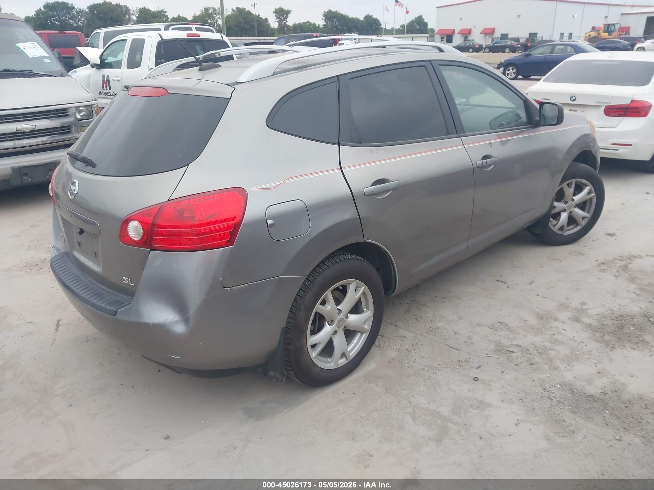 2009 Nissan Rogue Sl Beige vin: JN8AS58T19W328617