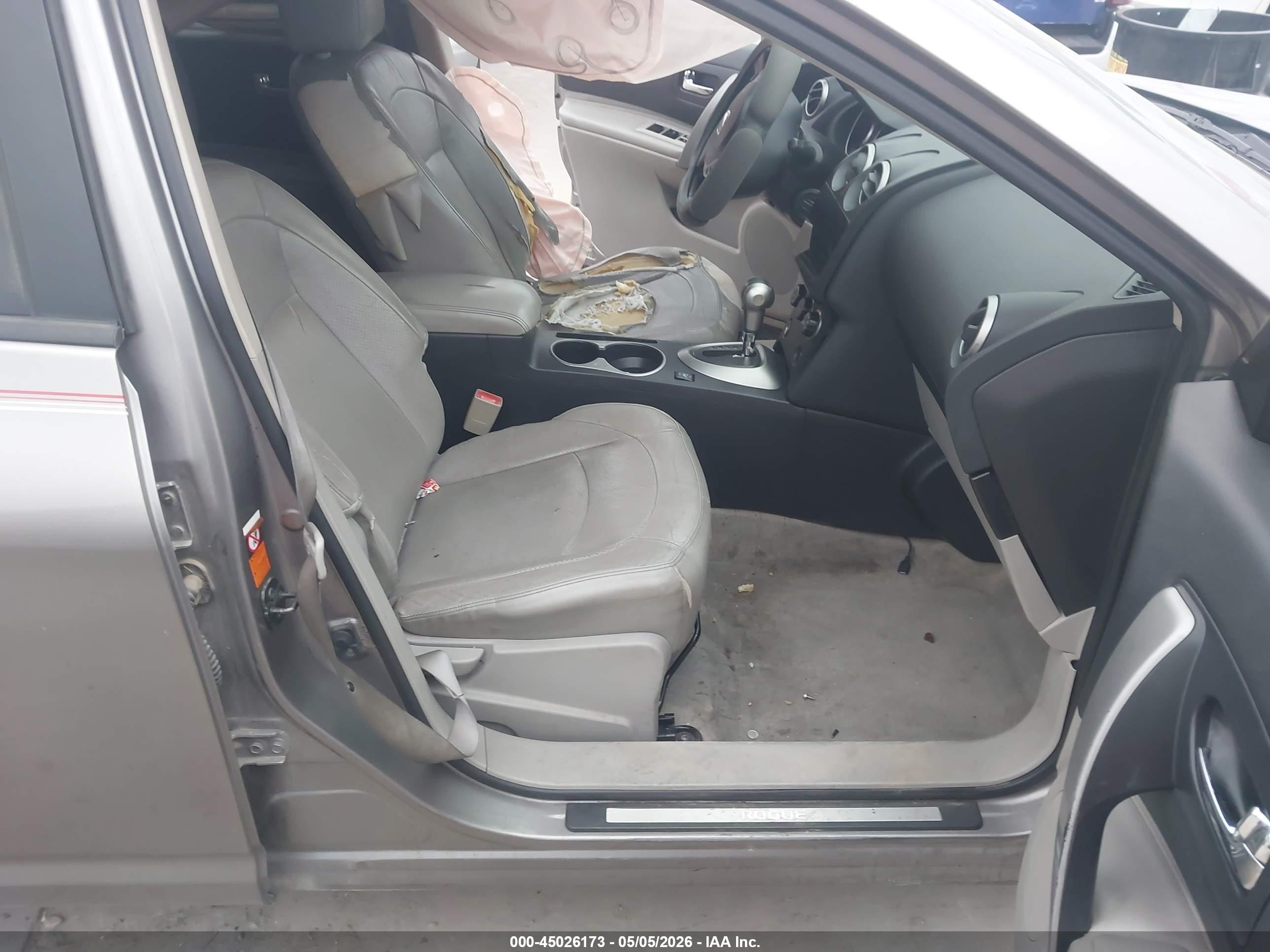 2009 Nissan Rogue Sl Beige vin: JN8AS58T19W328617