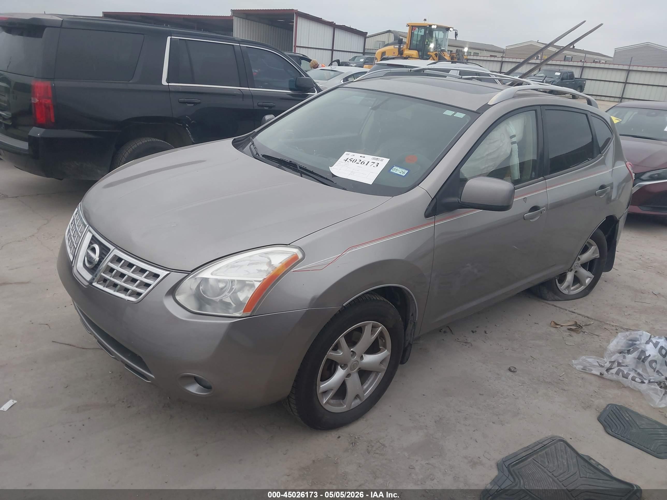 2009 Nissan Rogue Sl Beige vin: JN8AS58T19W328617